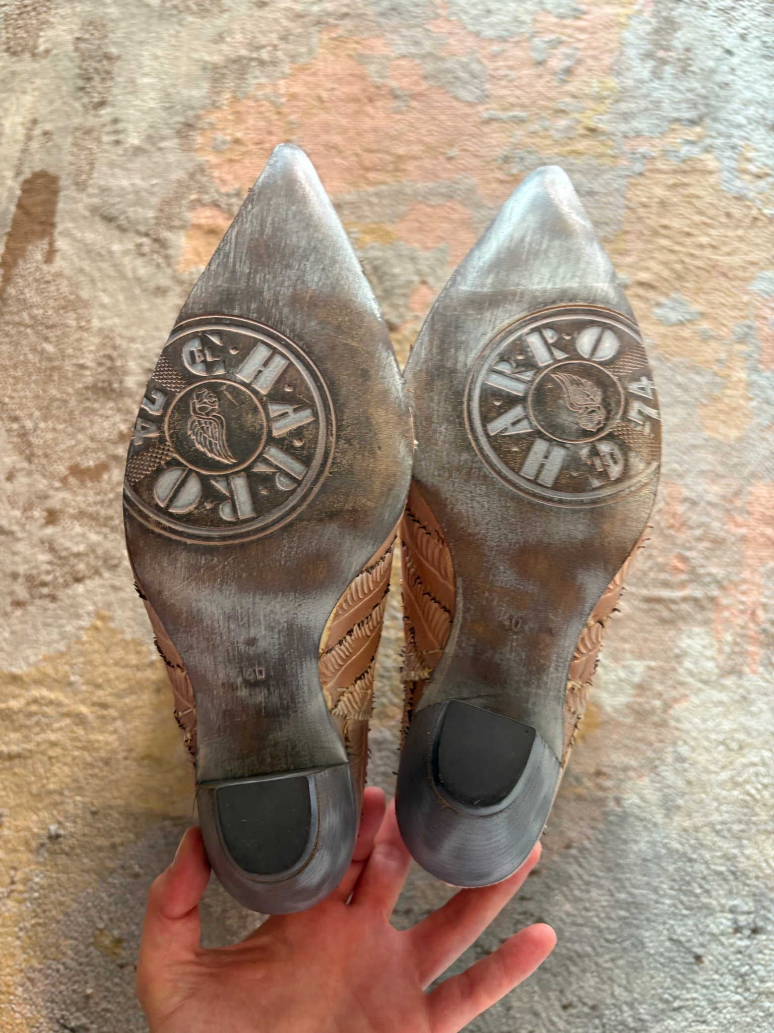 El Charro — Stivali in pelle rosa anni 2000 — 6