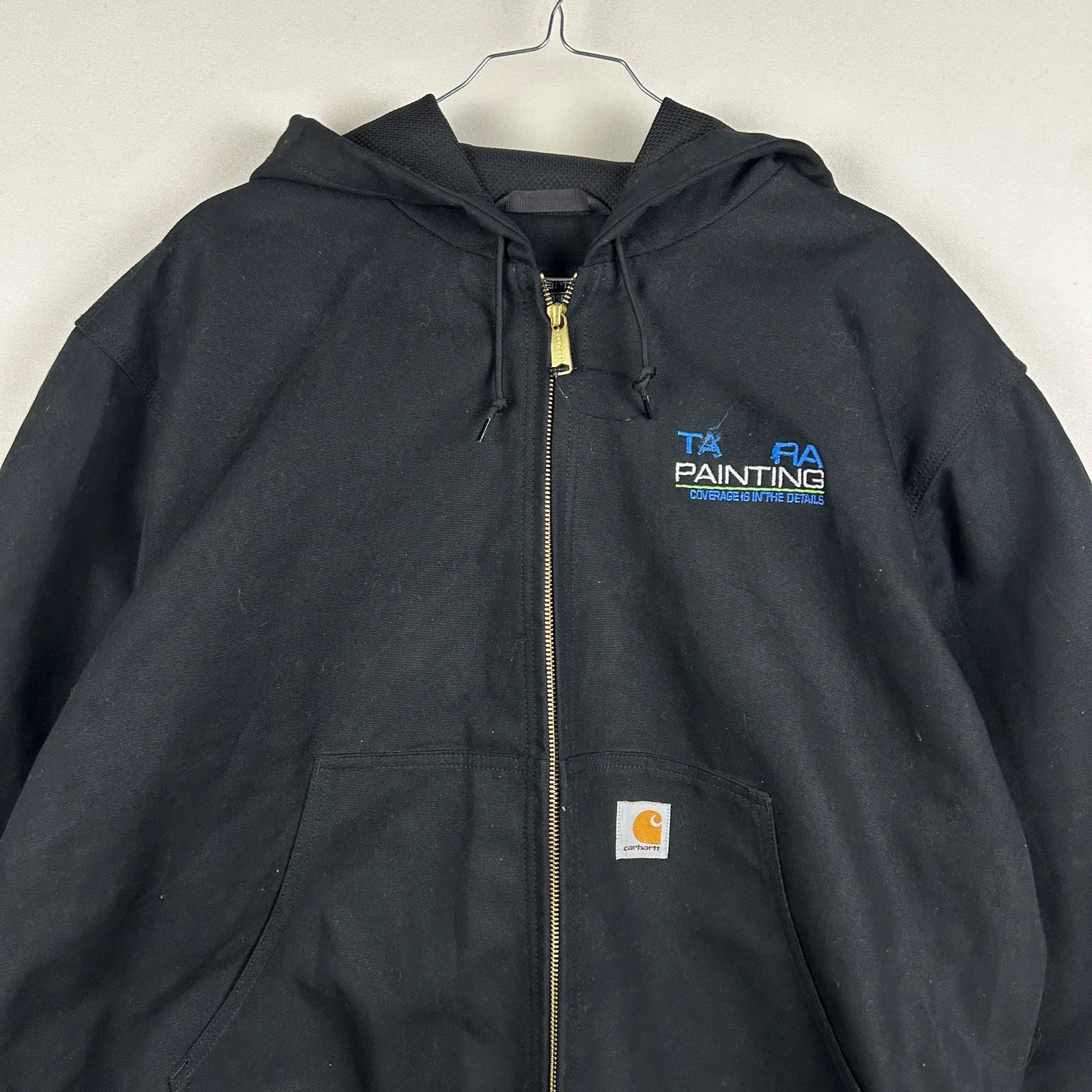 Carhartt Active — Giacca con cappuccio anni 2000 nera — 2
