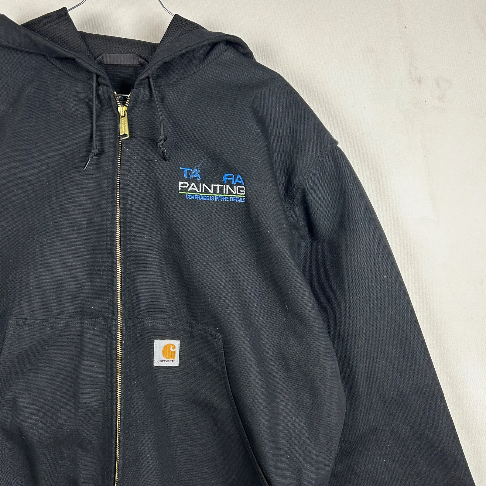 Carhartt Active — Giacca con cappuccio anni 2000 nera — 3