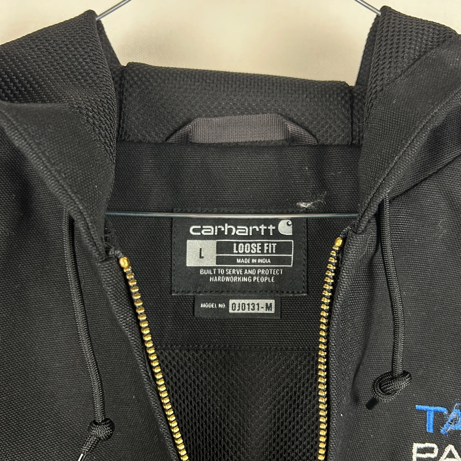 Carhartt Active — Giacca con cappuccio anni 2000 nera — 6
