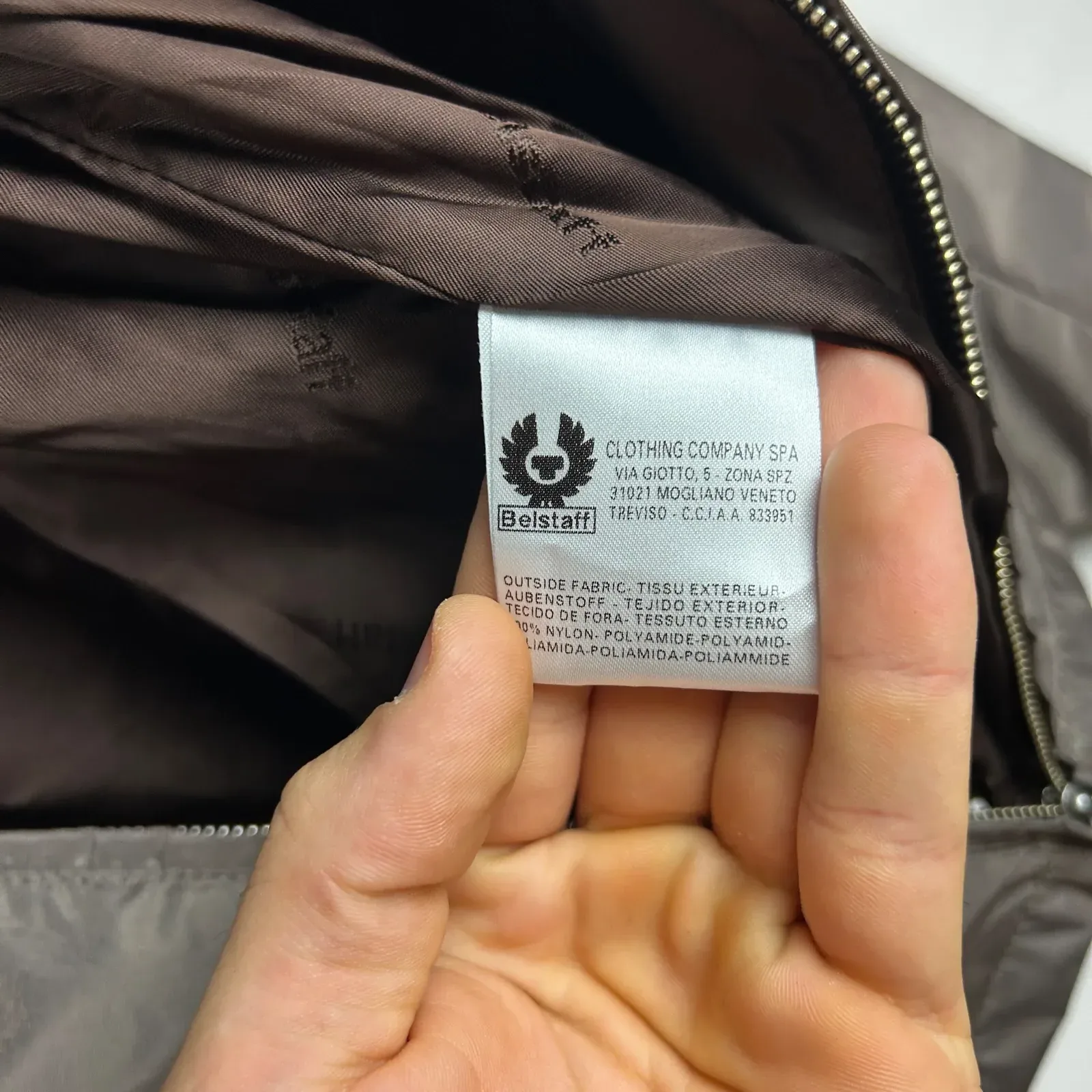 Belstaff — Giacca leggera anni 2000 marrone — 6