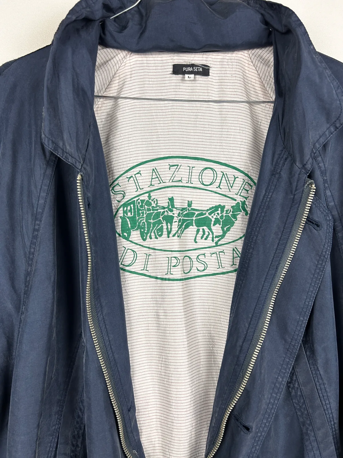 Stazione di Posta — Giacca windbreaker blu — 5