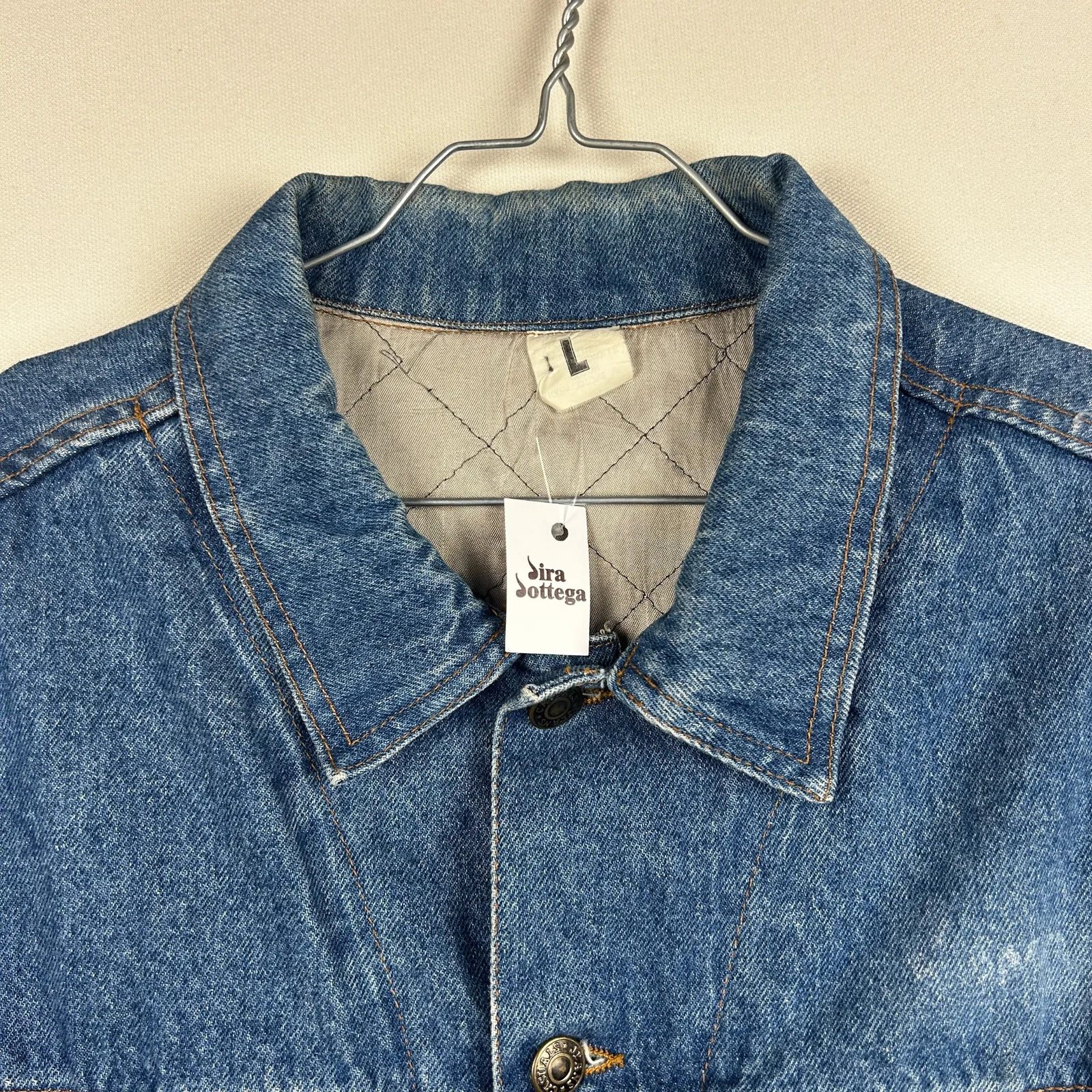 Giacca denim anni 90 blu — 2