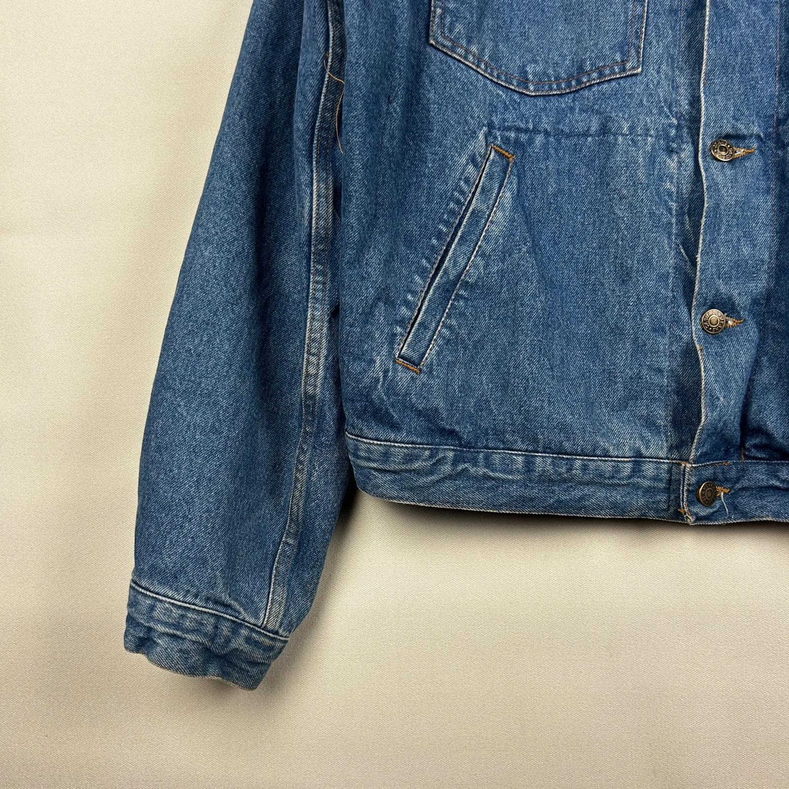 Giacca denim anni 90 blu — 4