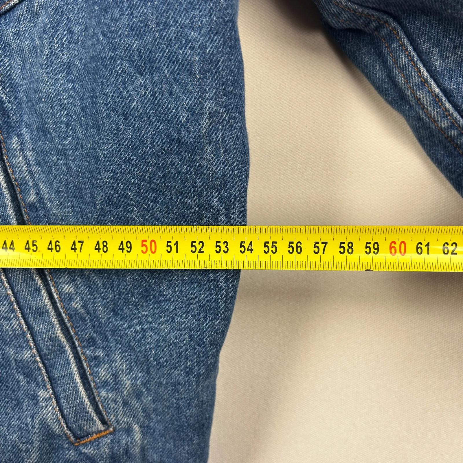 Giacca denim anni 90 blu — 8
