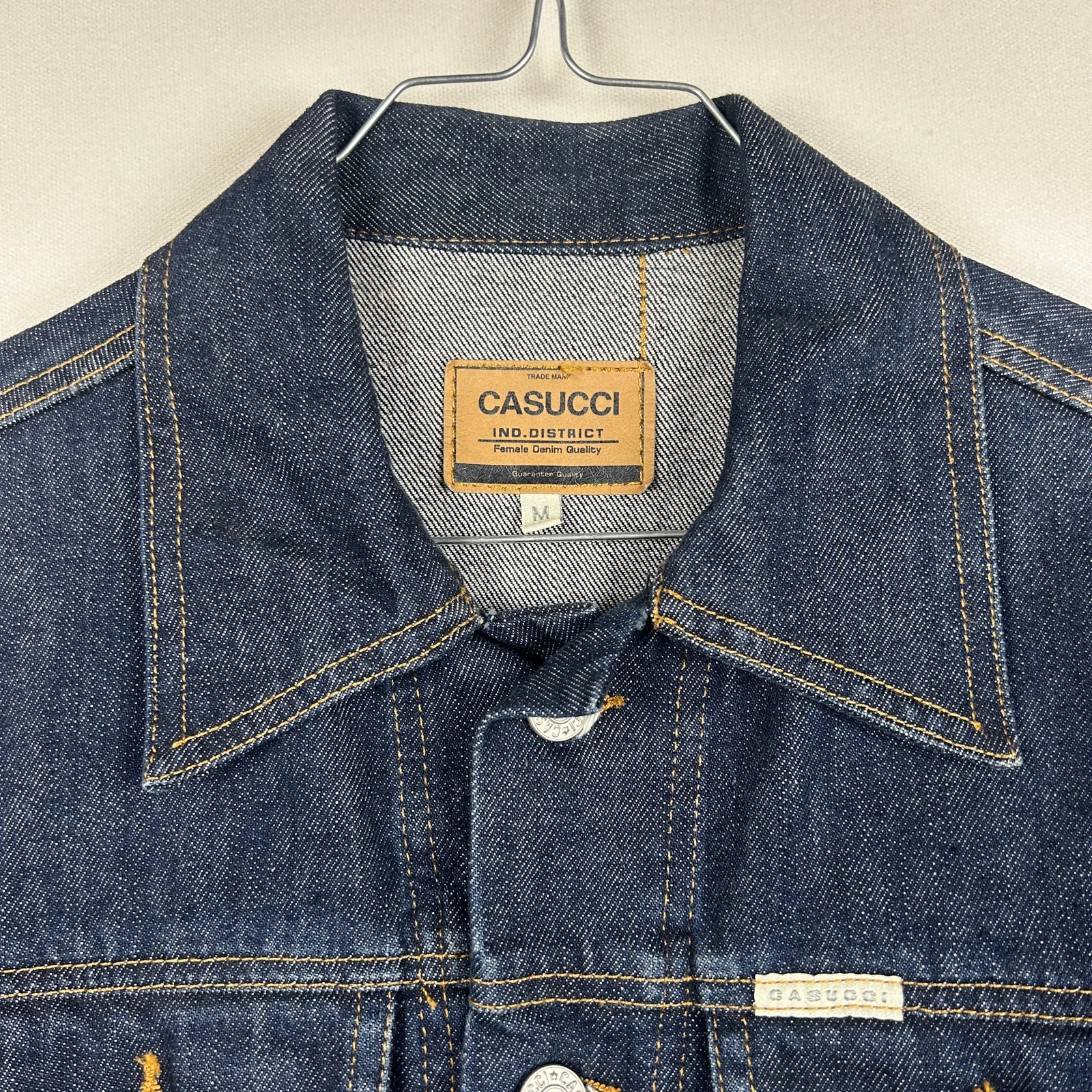 Casucci — Giacca denim blu anni 2000