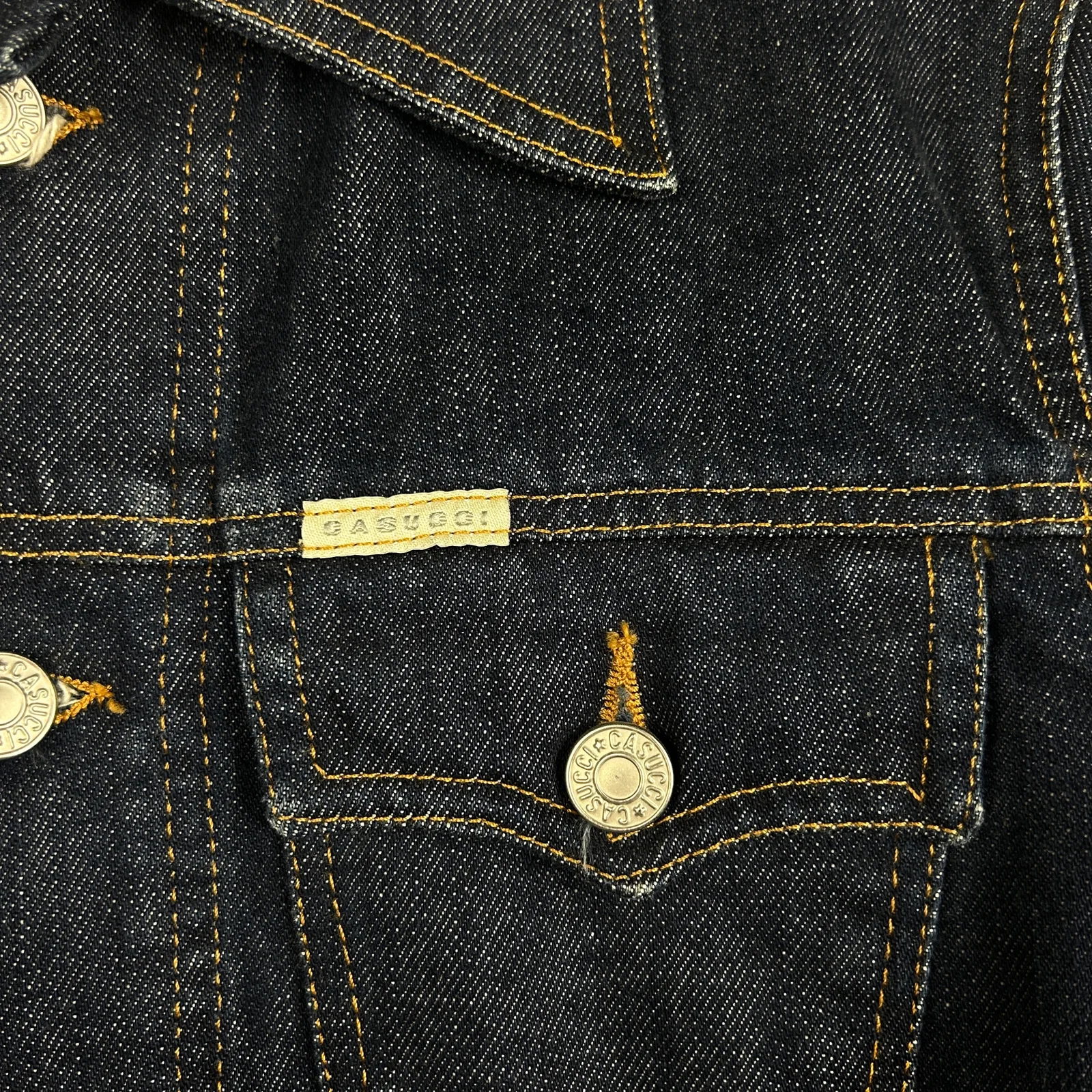 Casucci — Giacca denim blu anni 2000