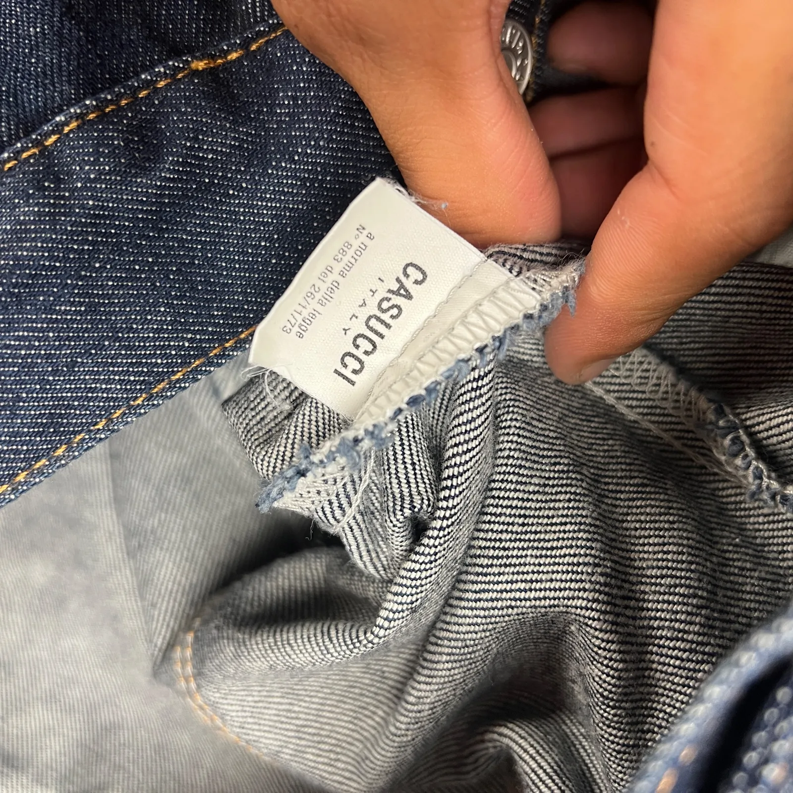 Casucci — Giacca denim anni 2000 blu