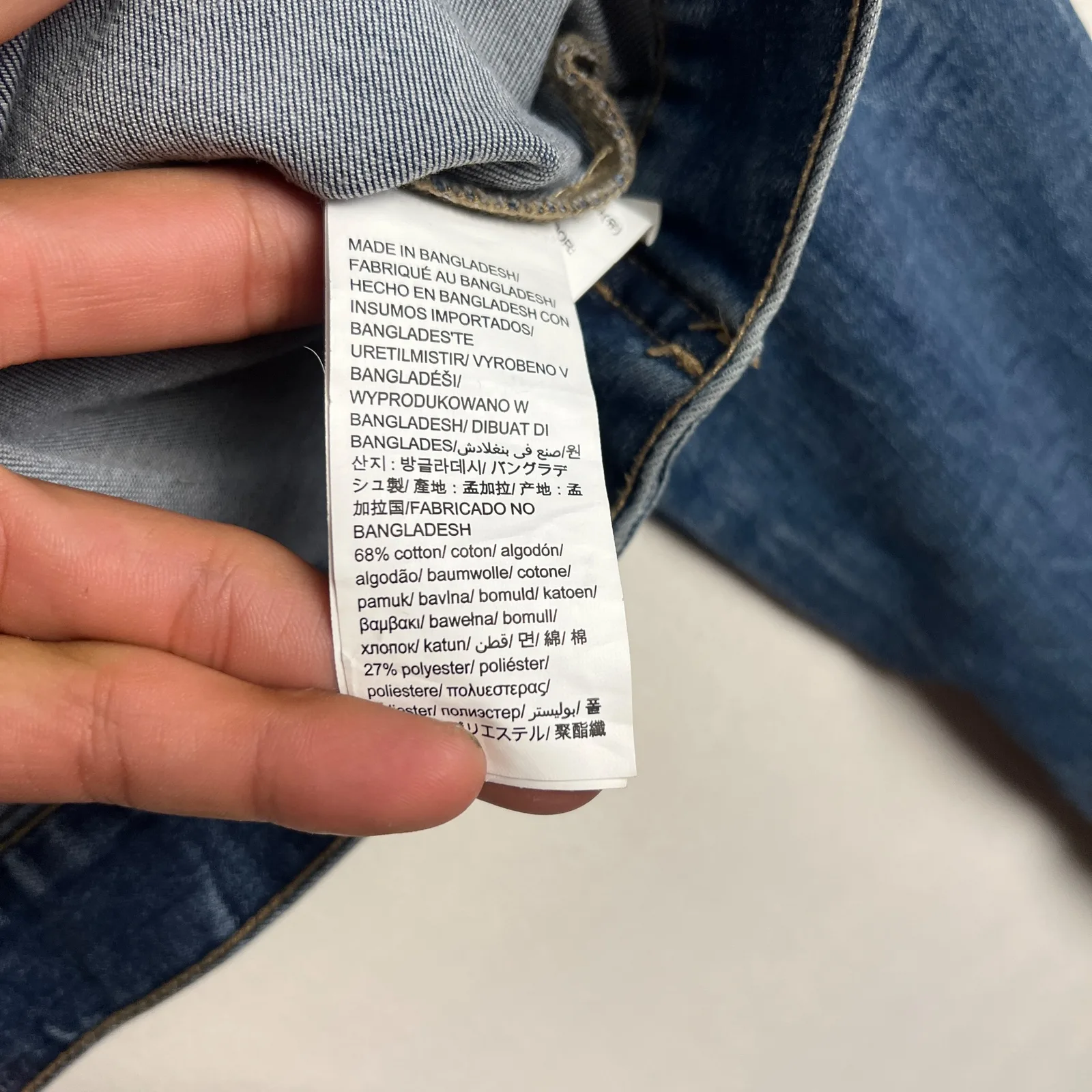 Calvin Klein — Giacca denim anni 2000 blu
