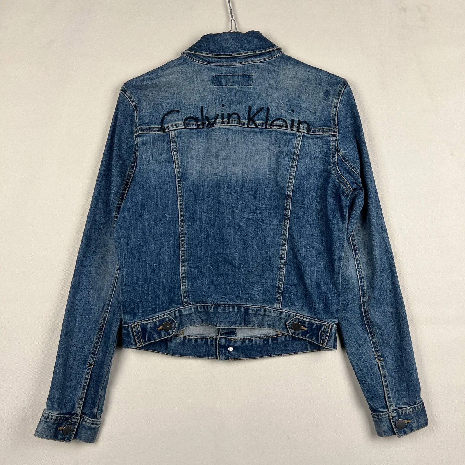 Calvin Klein — Giacca denim anni 2000 blu — 7