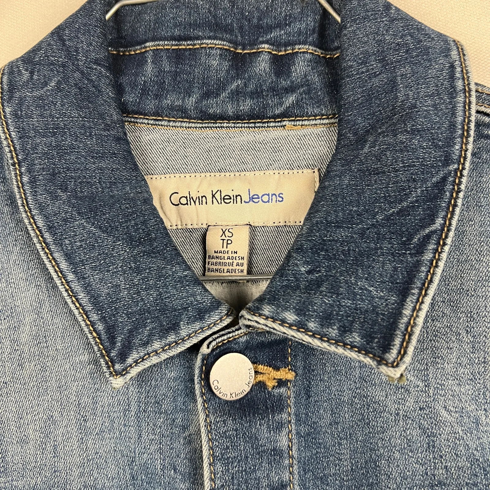 Calvin Klein — Giacca denim anni 2000 blu