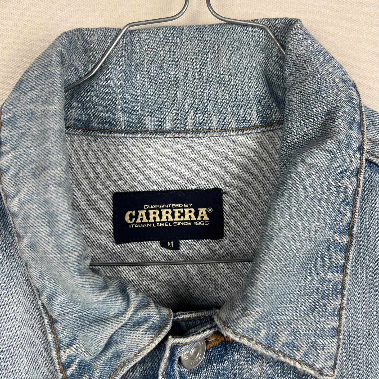 Carrera — Giacca denim anni 90 blu chiaro — 2