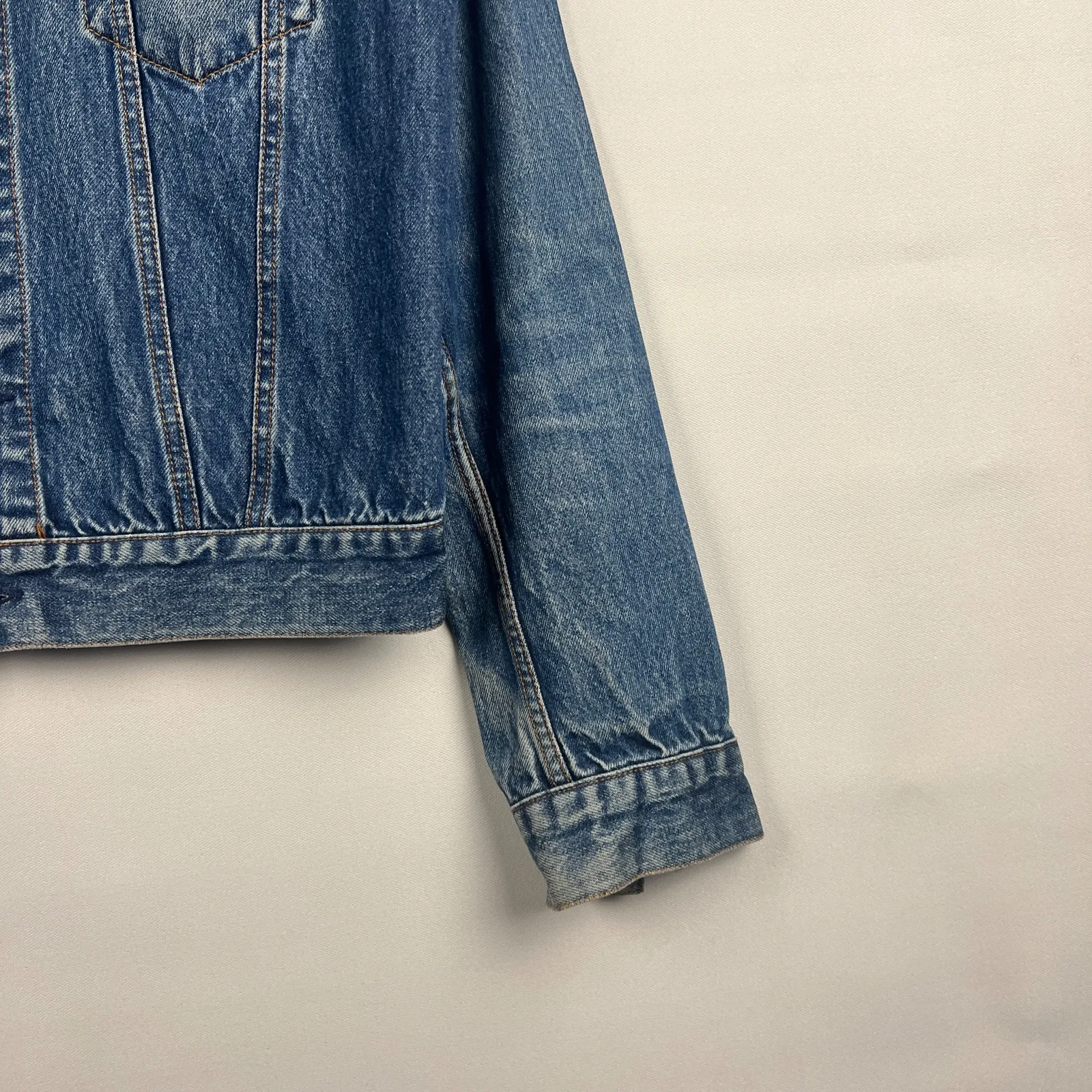Energie — Giacca denim blu con tasche anni 90