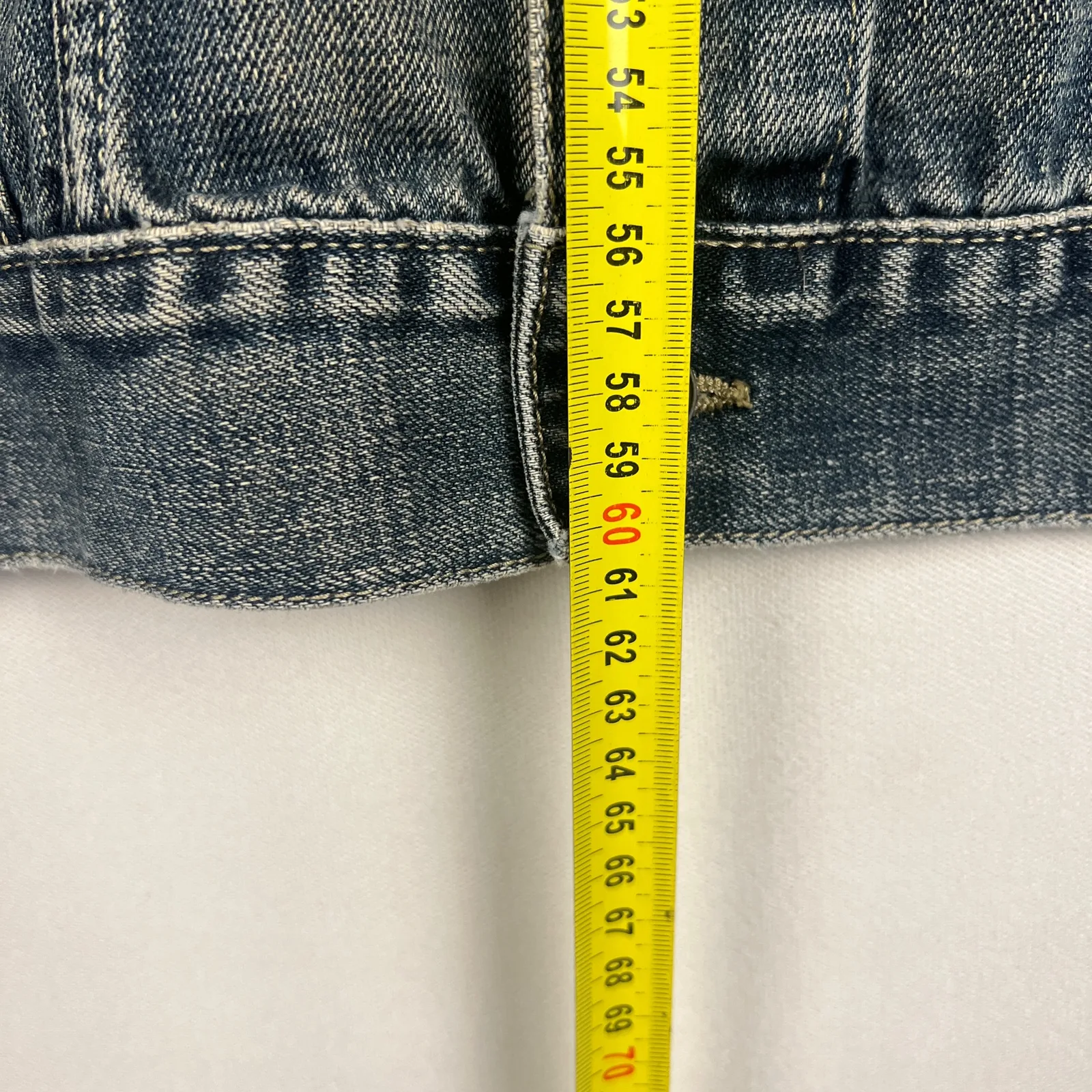Energie — Giacca denim blu con tasche anni 90 — 10