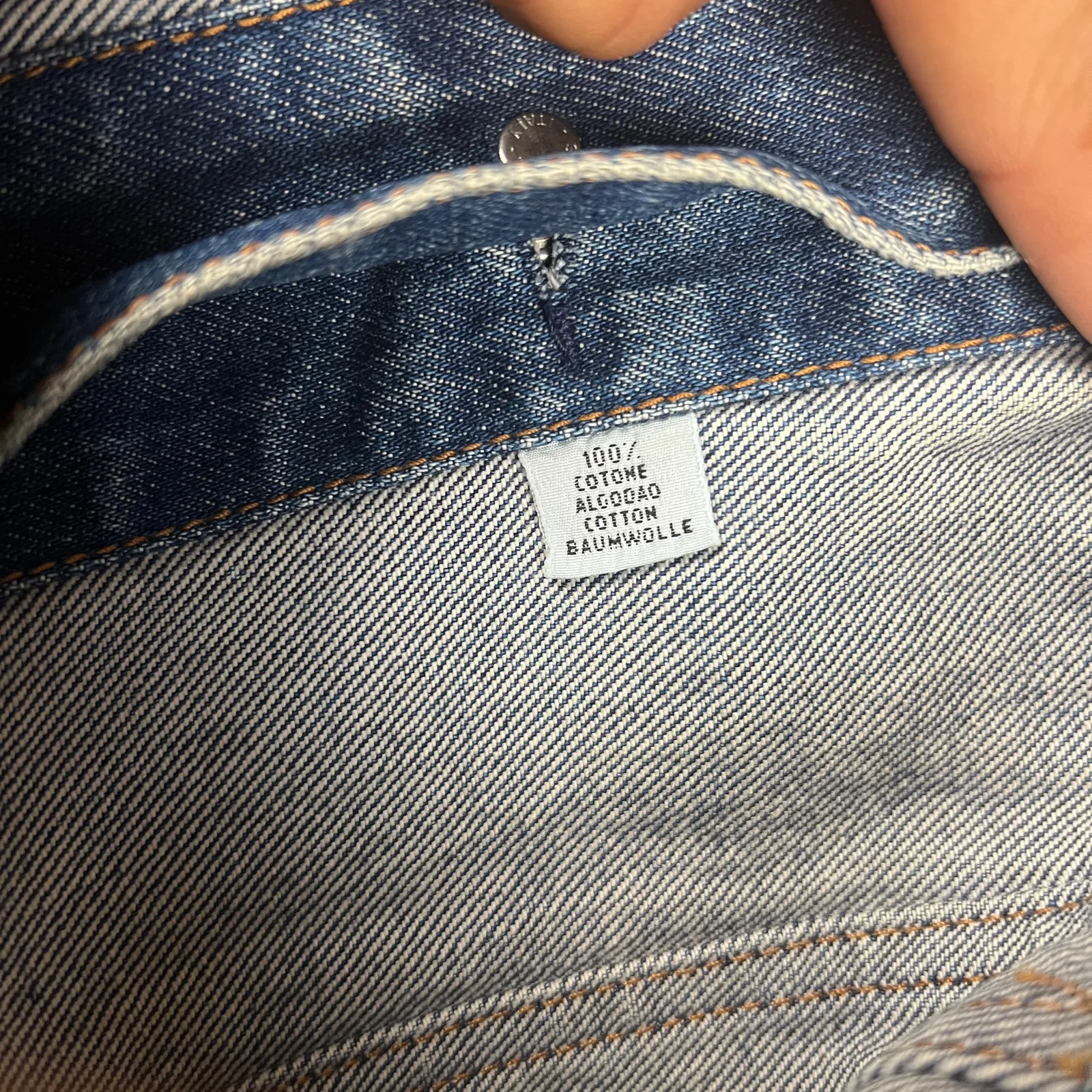 Energie — Giacca denim blu con tasche anni 90 — 8