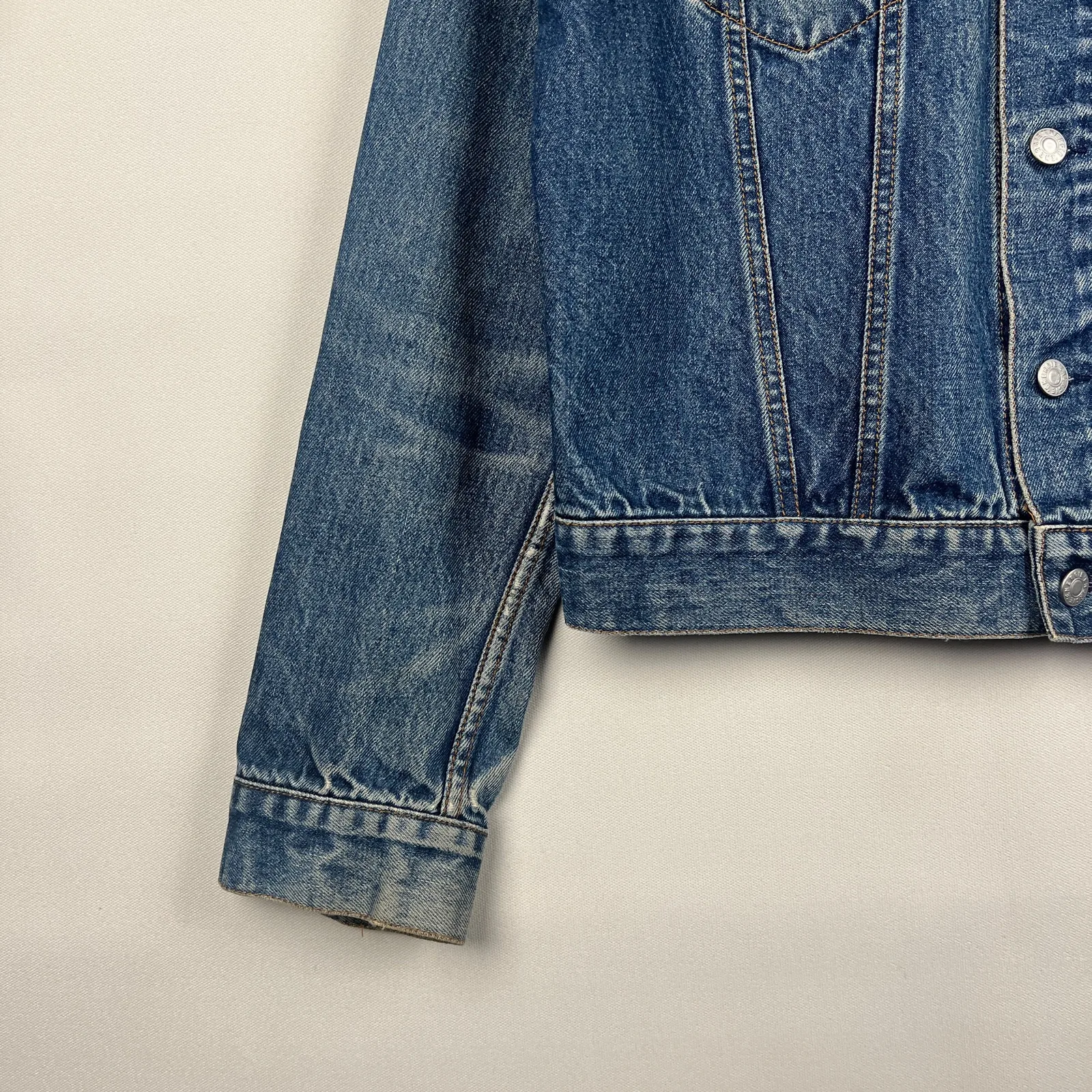Energie — Giacca denim blu con tasche anni 90