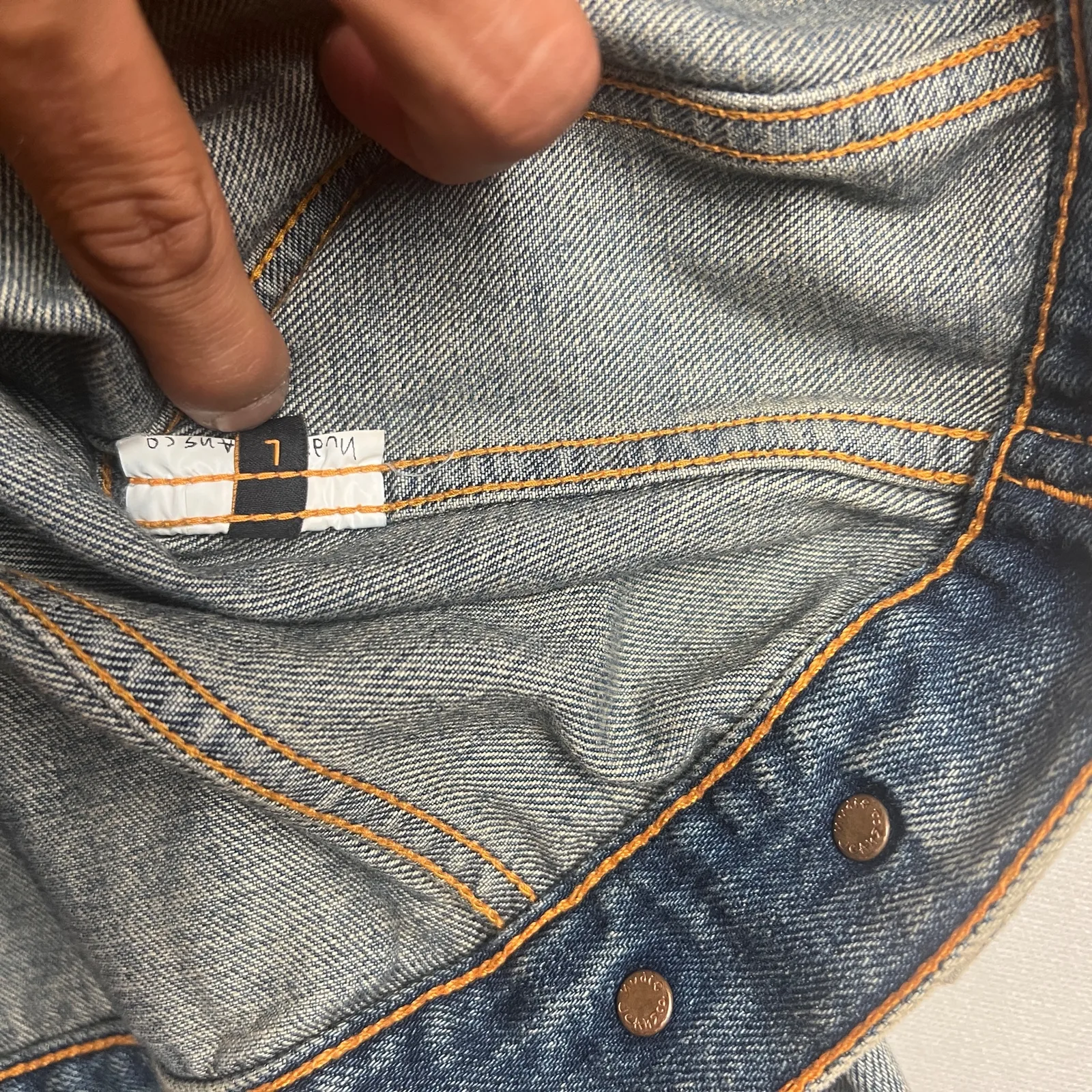 Nudie Jeans Co — Giacca denim anni 2000 chiara