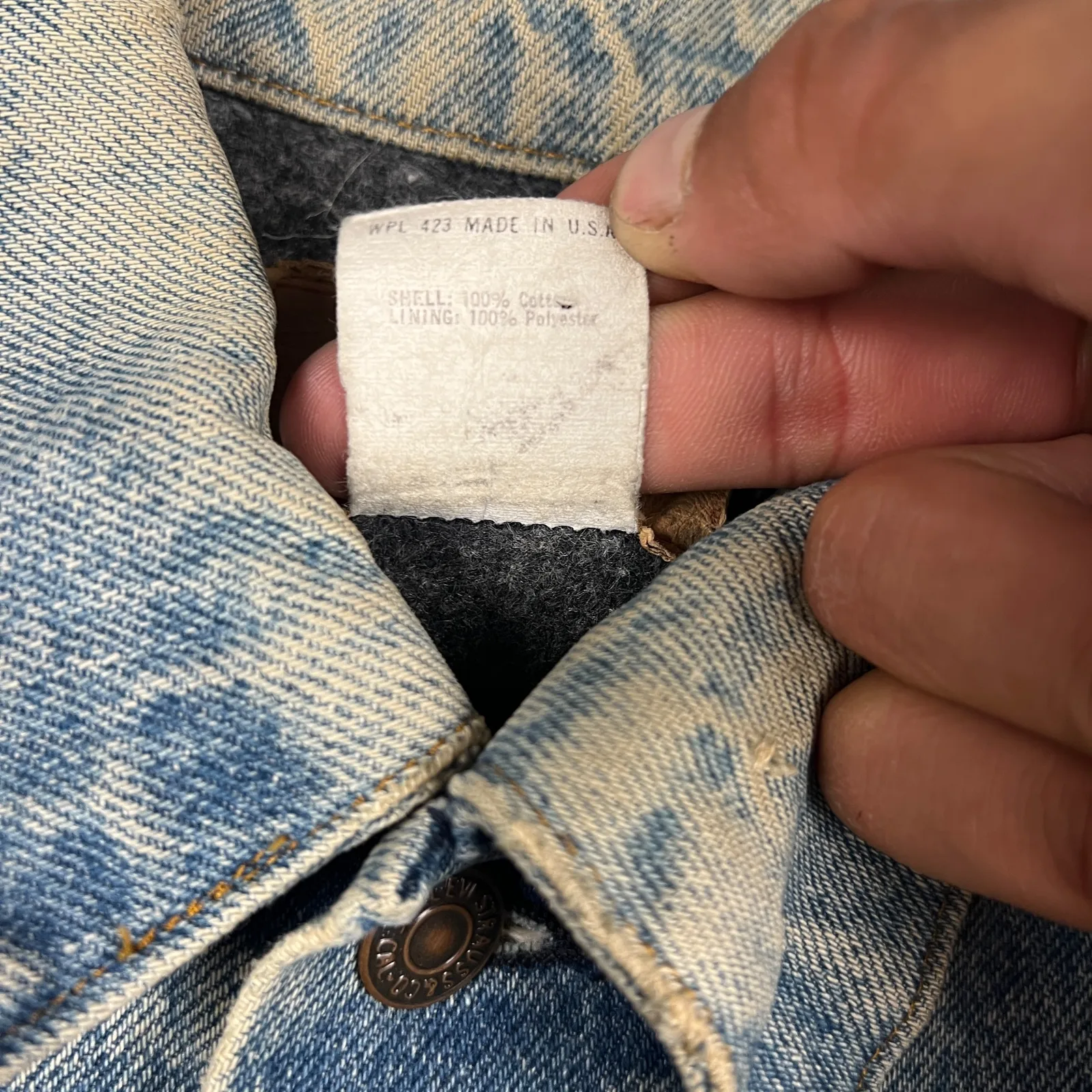 Levi's — Giacca denim Type III Trucker anni 70 — 7