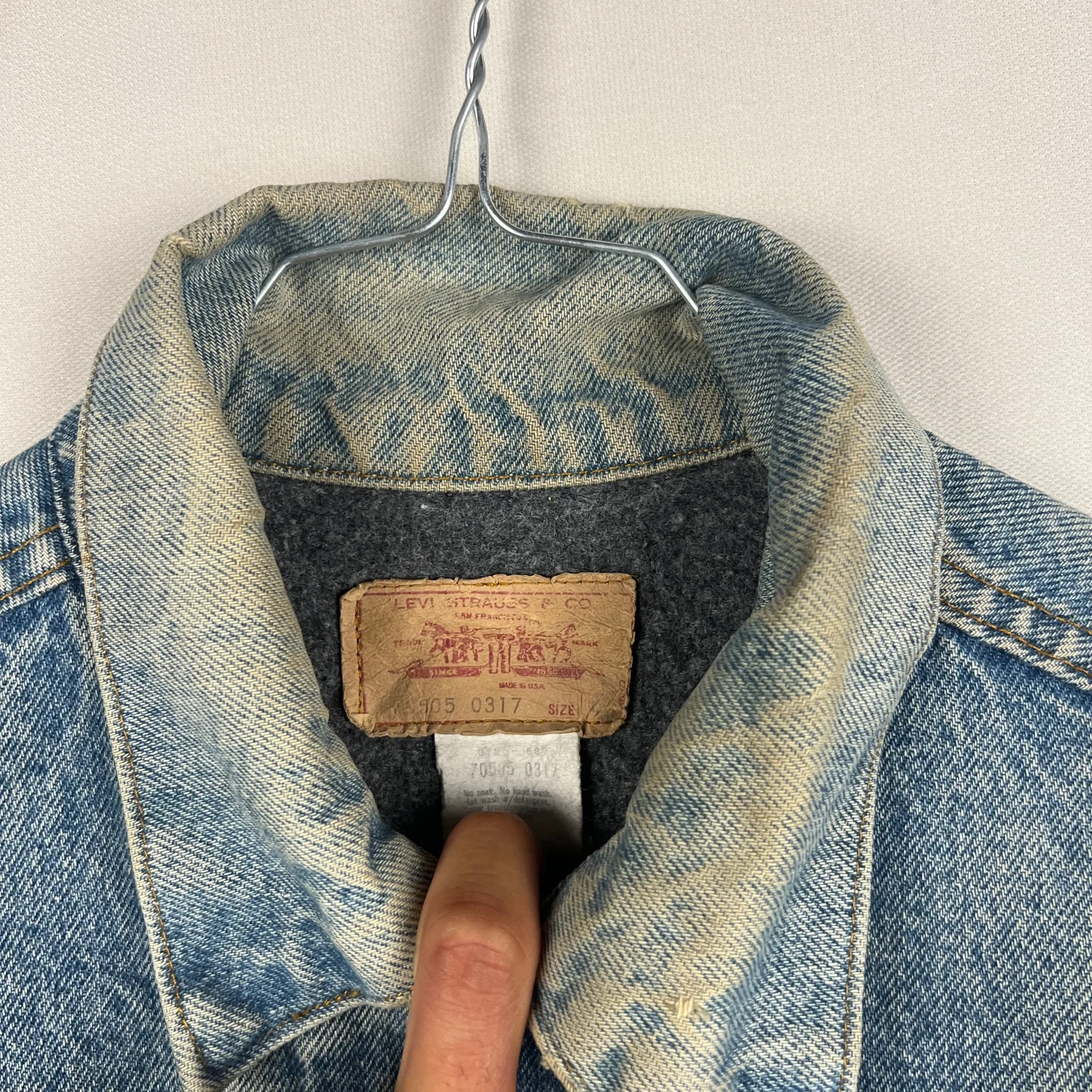 Levi's — Giacca denim Type III Trucker anni 70 — 2