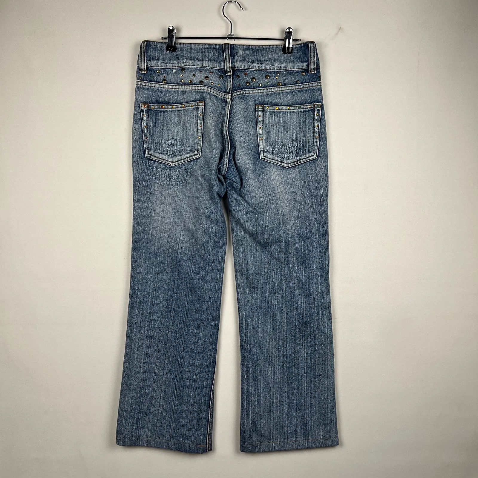Old STORY — Jeans a zampa d'elefante anni 2000 blu