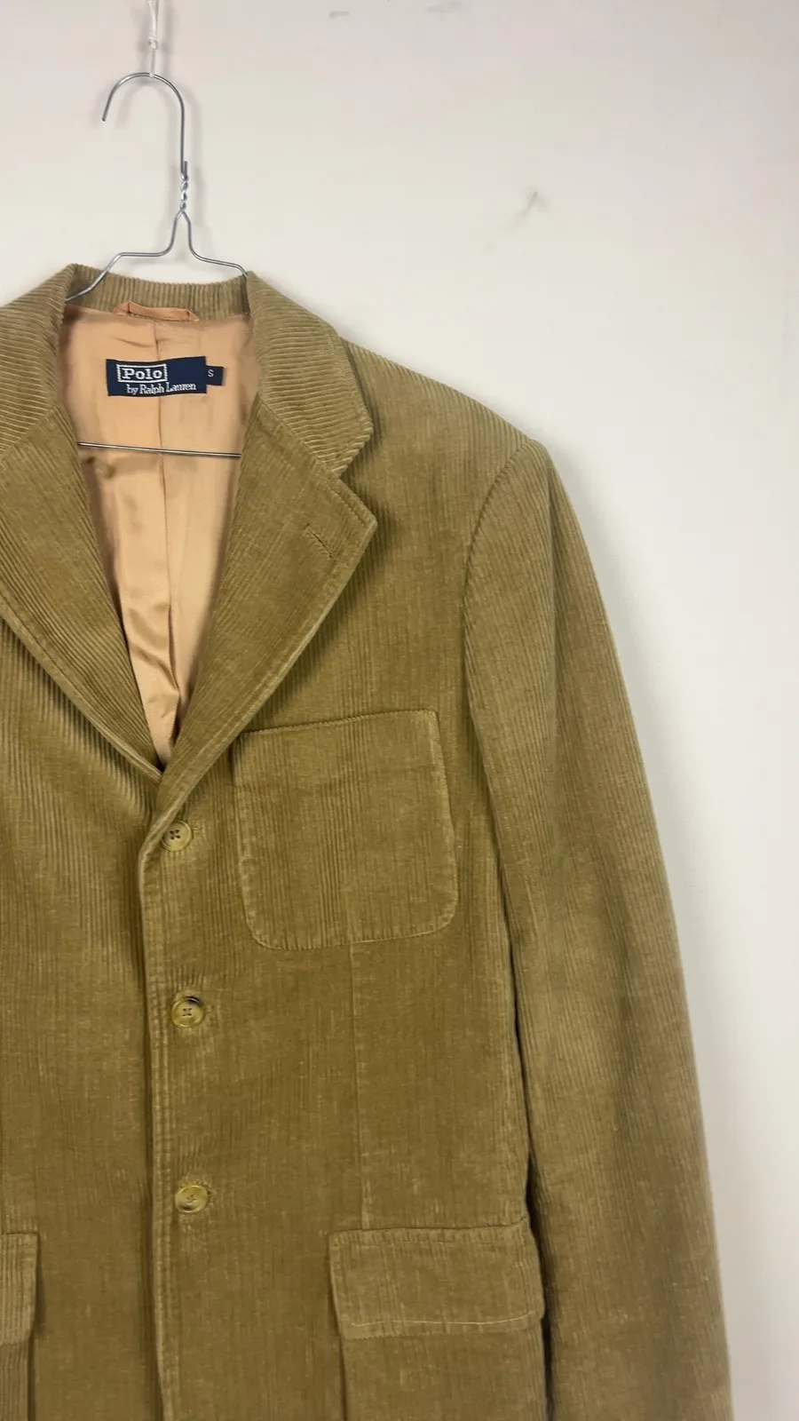 Polo Ralph Lauren — Giacca velluto a coste anni 90 beige — 3