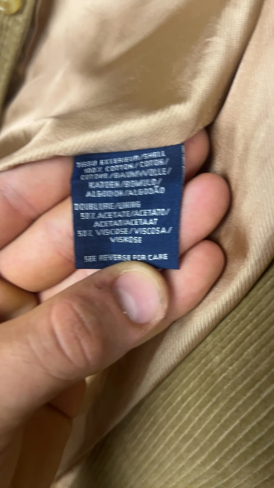 Polo Ralph Lauren — Giacca velluto a coste anni 90 beige — 6