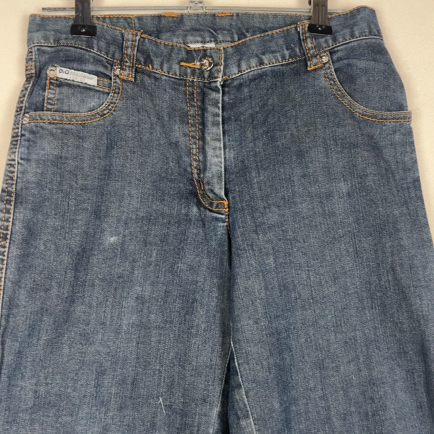 Dolce & Gabbana — Jeans gamba dritta con tasche laterali blu — 3