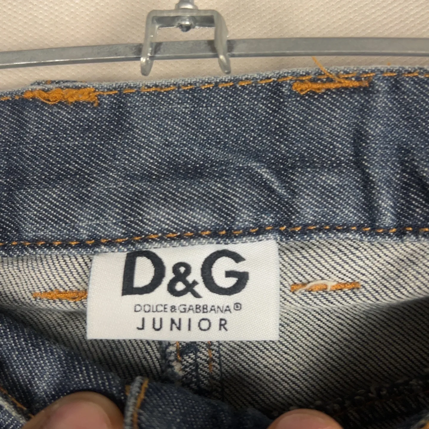 Dolce & Gabbana — Jeans gamba dritta con tasche laterali blu — 4