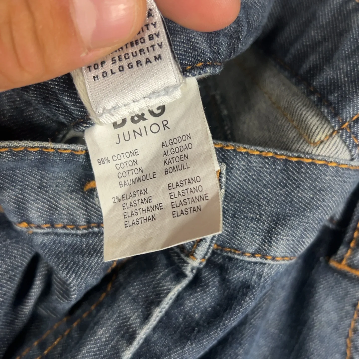 Dolce & Gabbana — Jeans gamba dritta con tasche laterali blu — 5