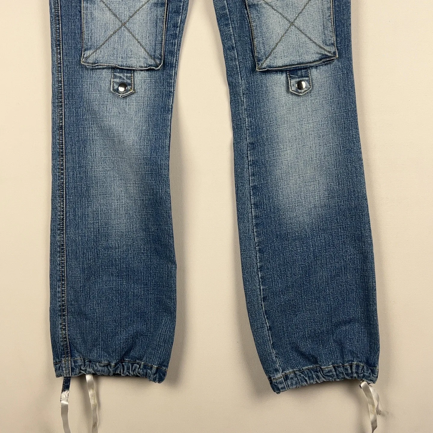 N·FAYE — Jeans gamba dritta con tasche laterali blu — 4