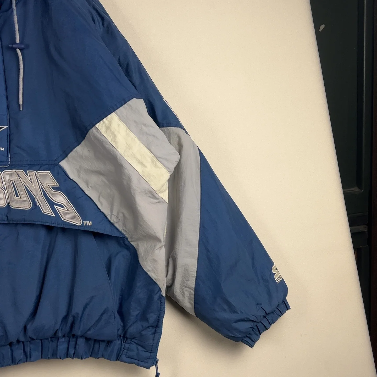 STARTER — Giacca a vento collo V zip blu — 4