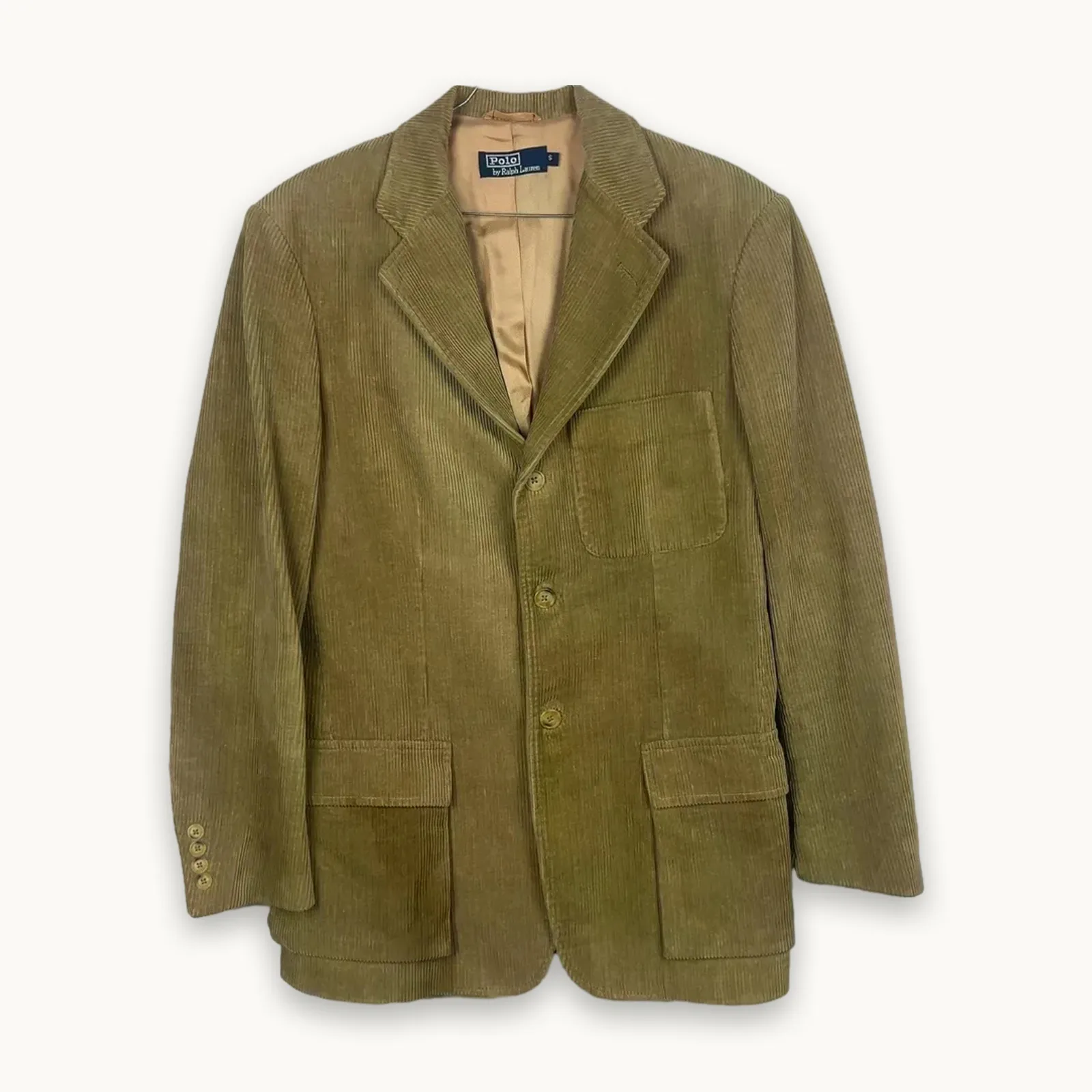 Polo Ralph Lauren — Giacca velluto a coste anni 90 beige