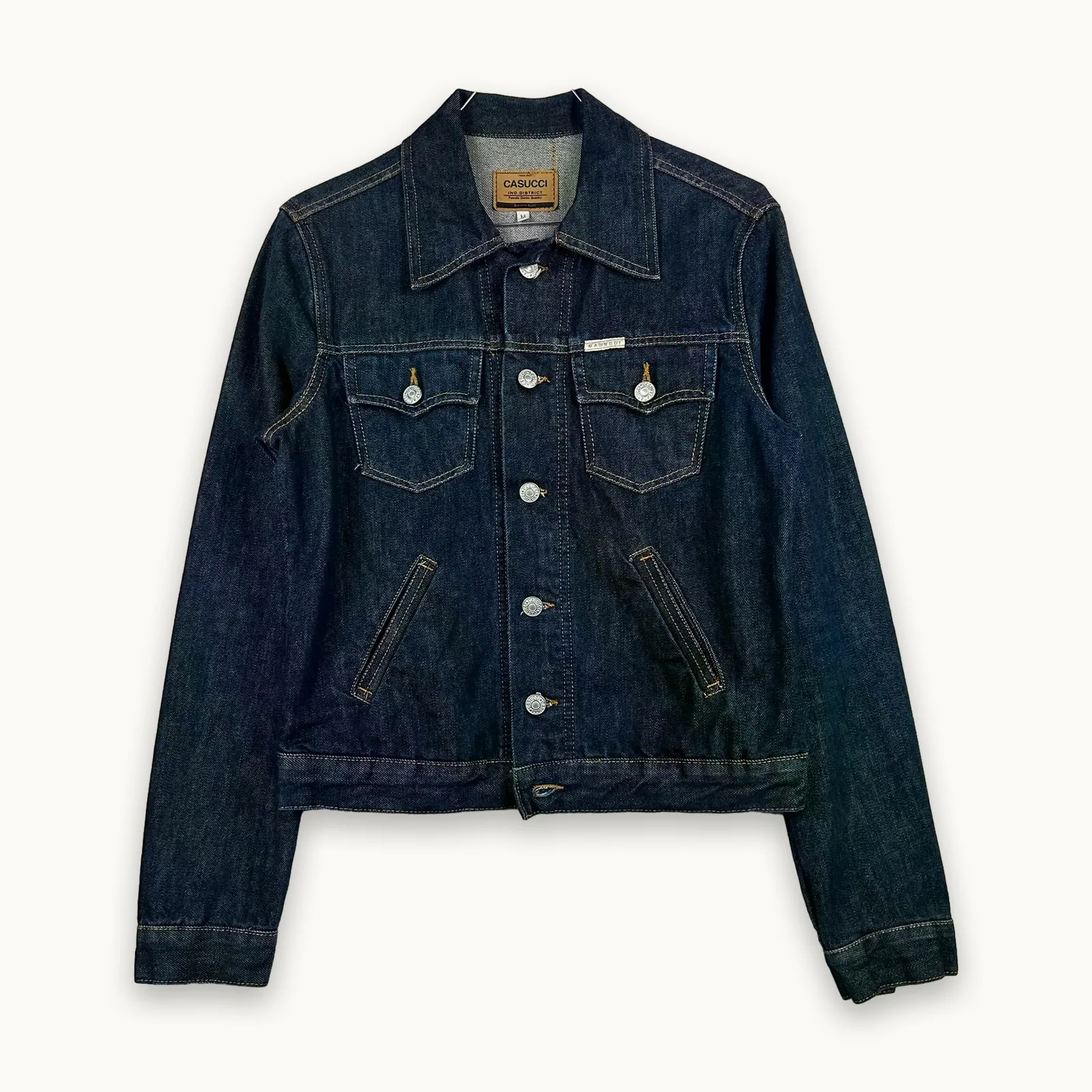 Casucci — Giacca denim blu anni 2000