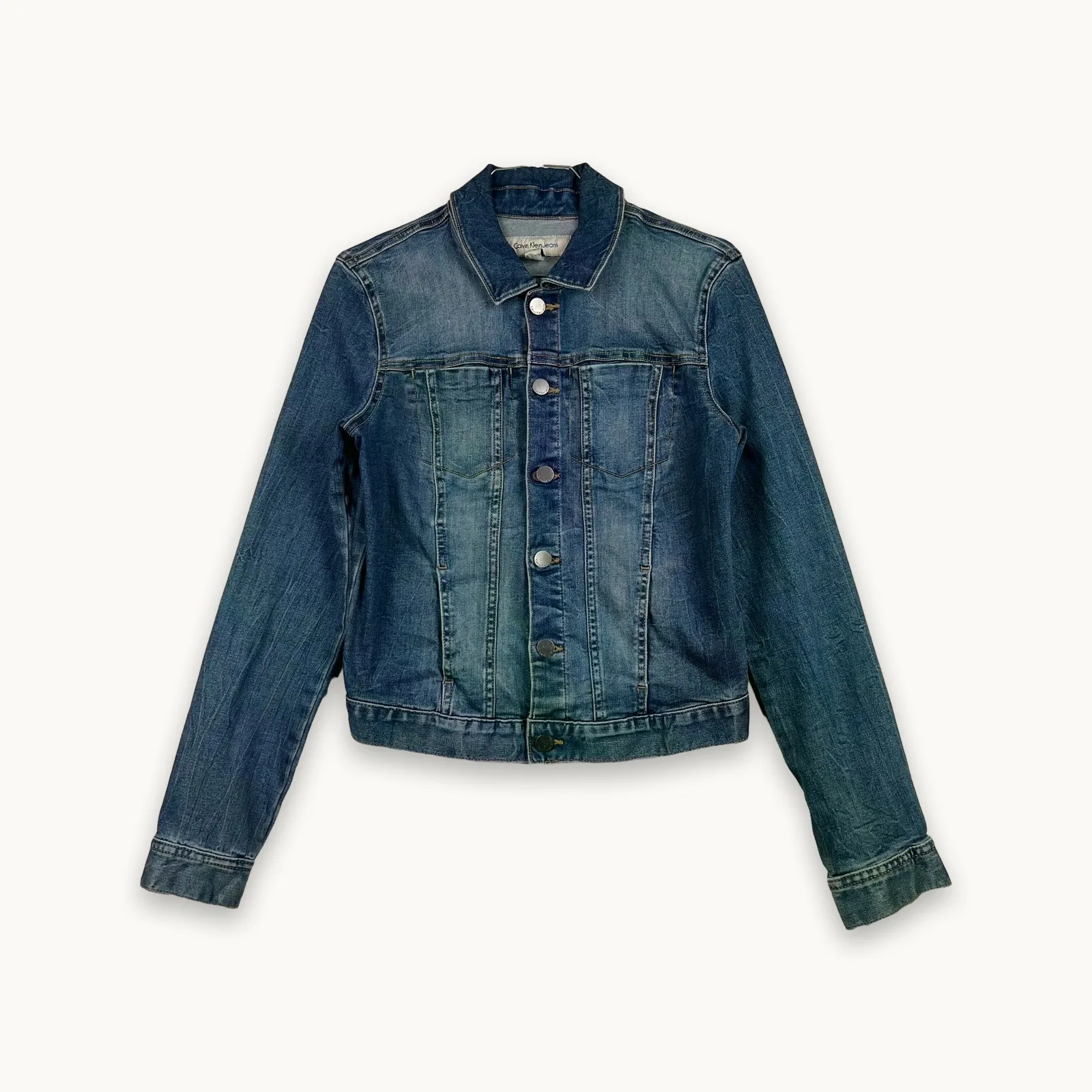 Calvin Klein — Giacca denim anni 2000 blu