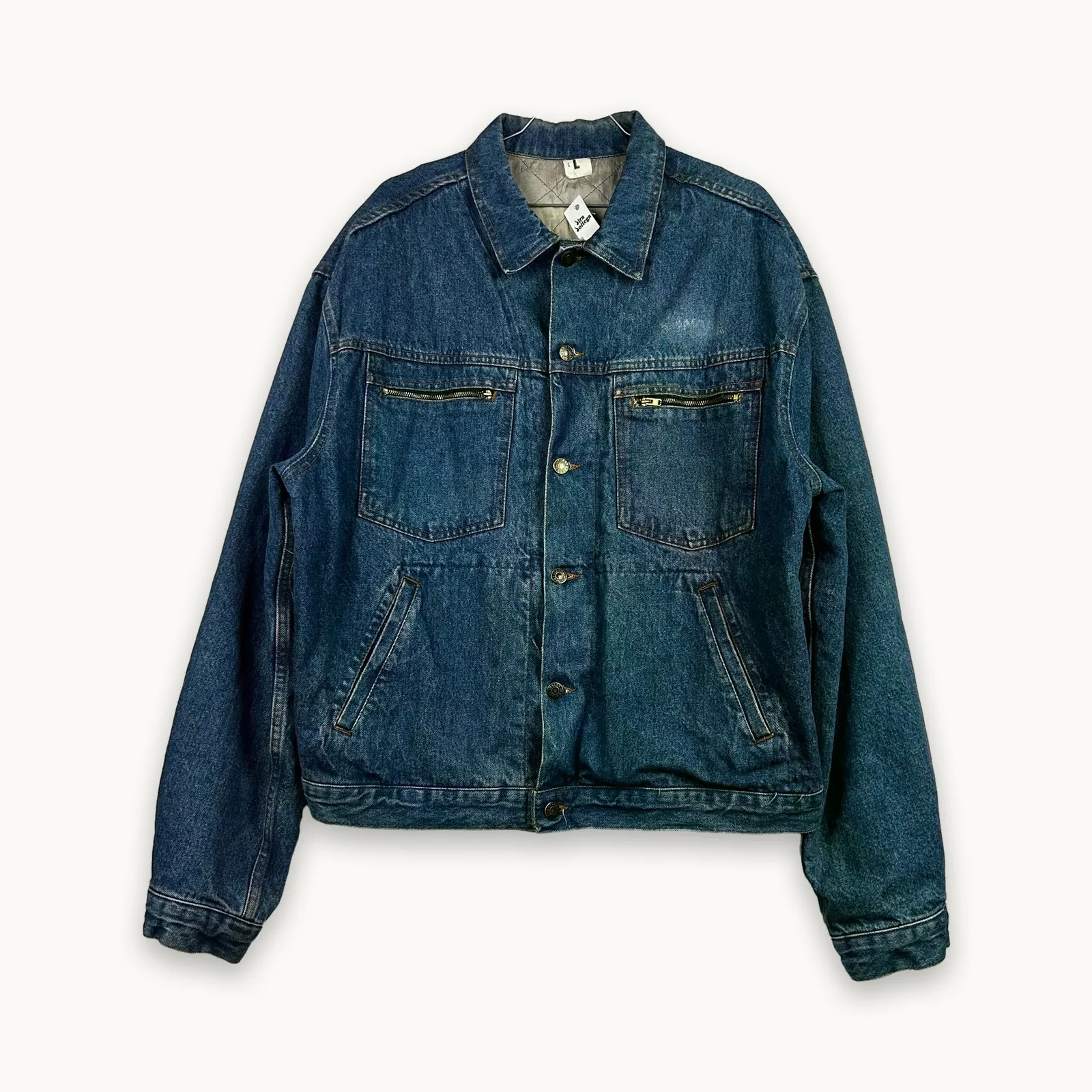 Giacca denim anni 90 blu