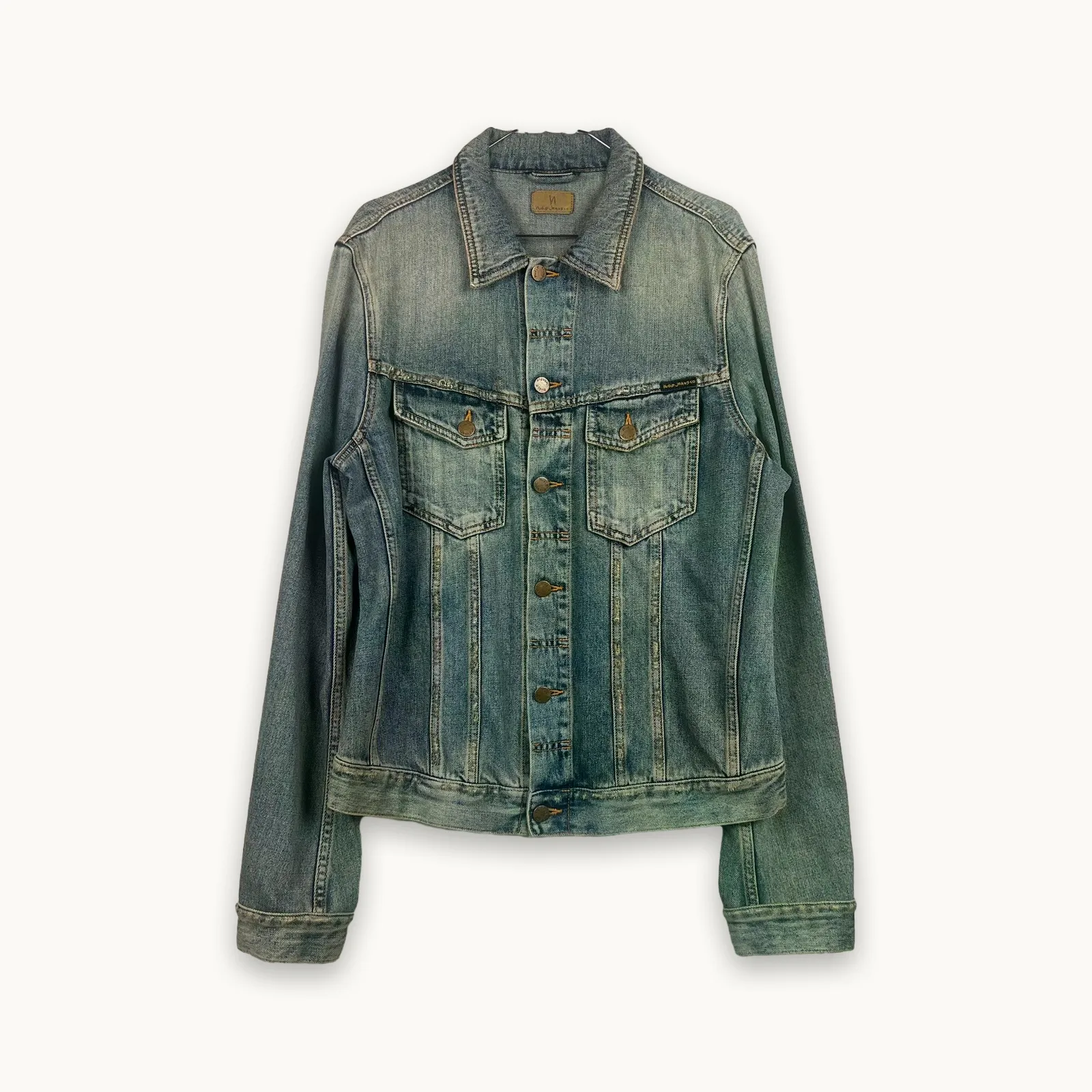 Nudie Jeans Co — Giacca denim anni 2000 chiara