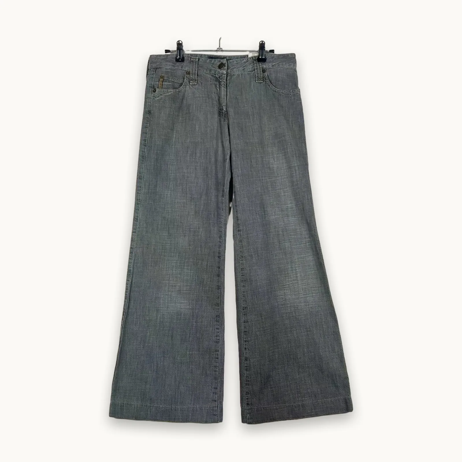 Emporio Armani — Jeans bootcut grigio