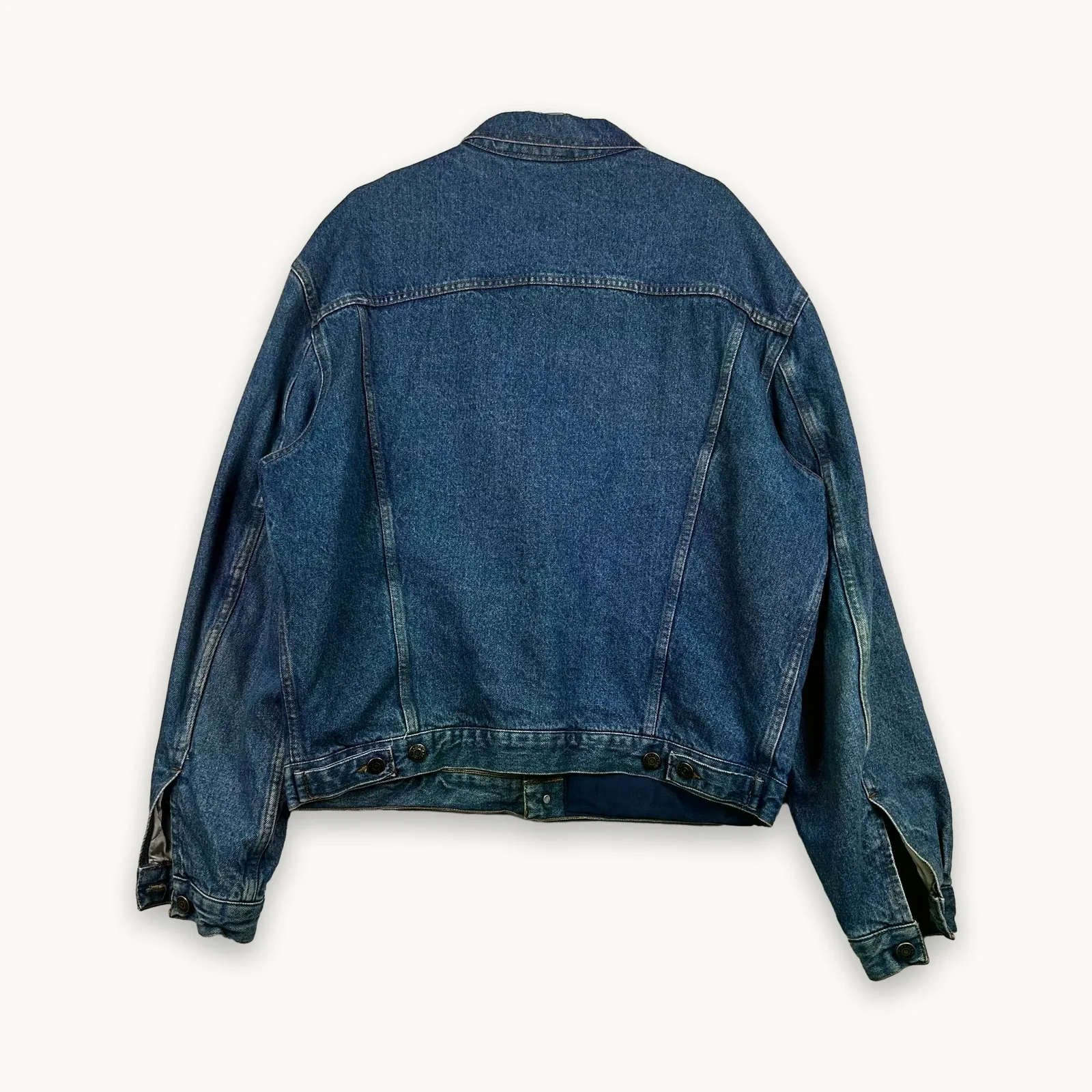 90s blue denim jacket — 6