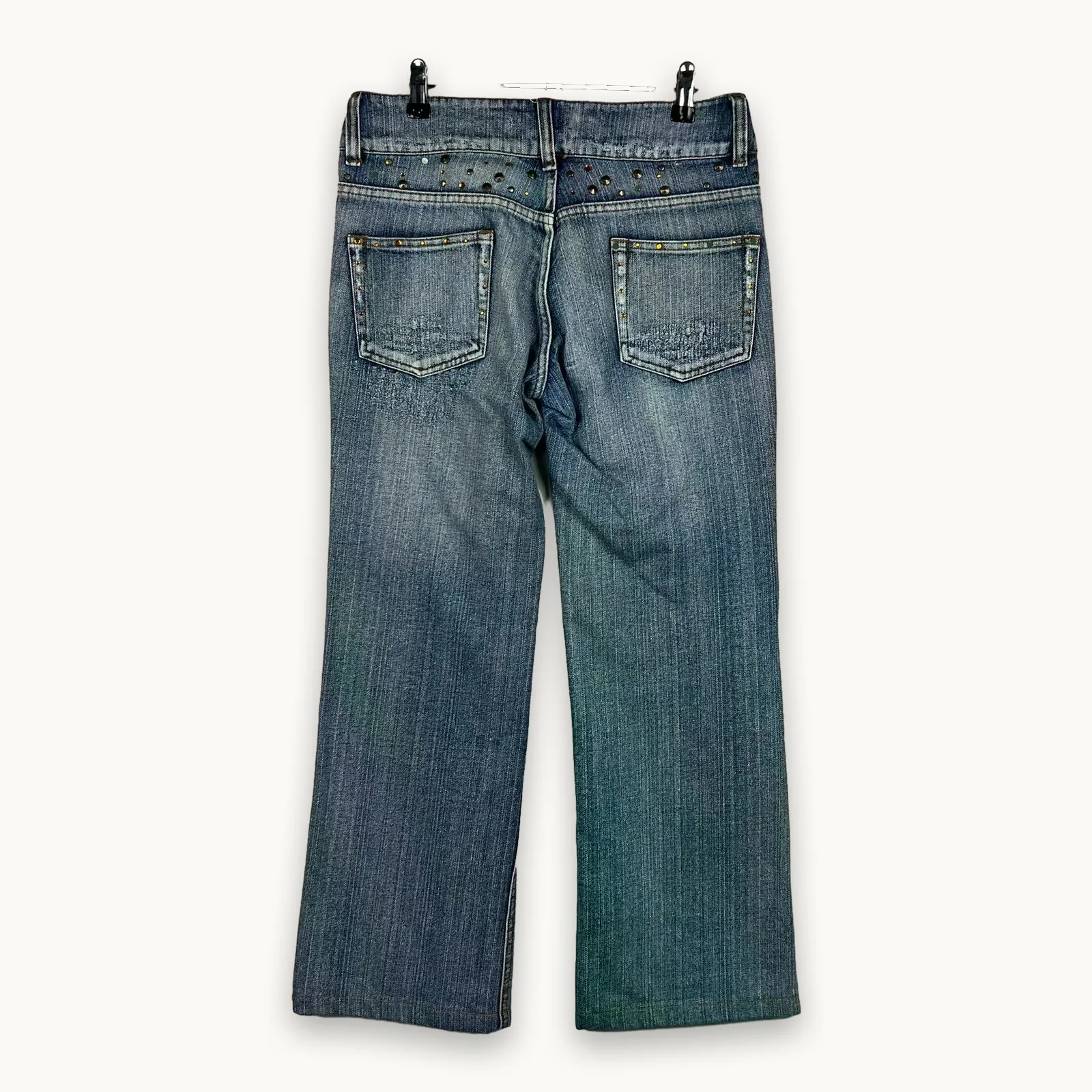 Old STORY — Jeans a zampa d'elefante anni 2000 blu
