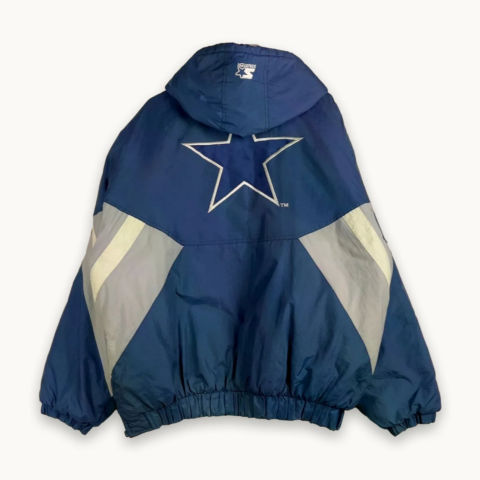 STARTER — Giacca a vento collo V zip blu