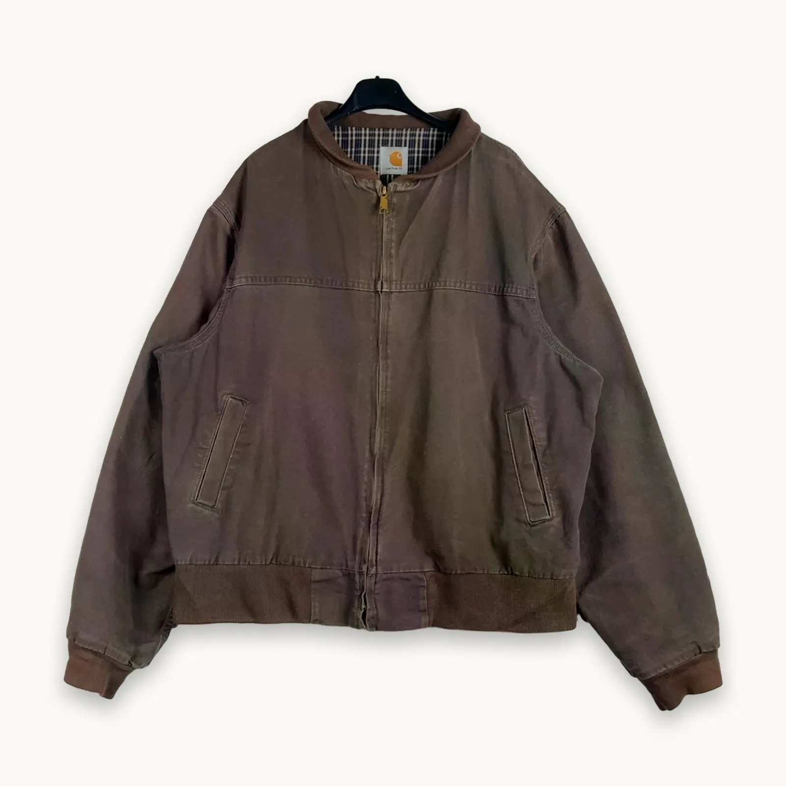 Carhartt Plainsman Jacket marrone con cappuccio