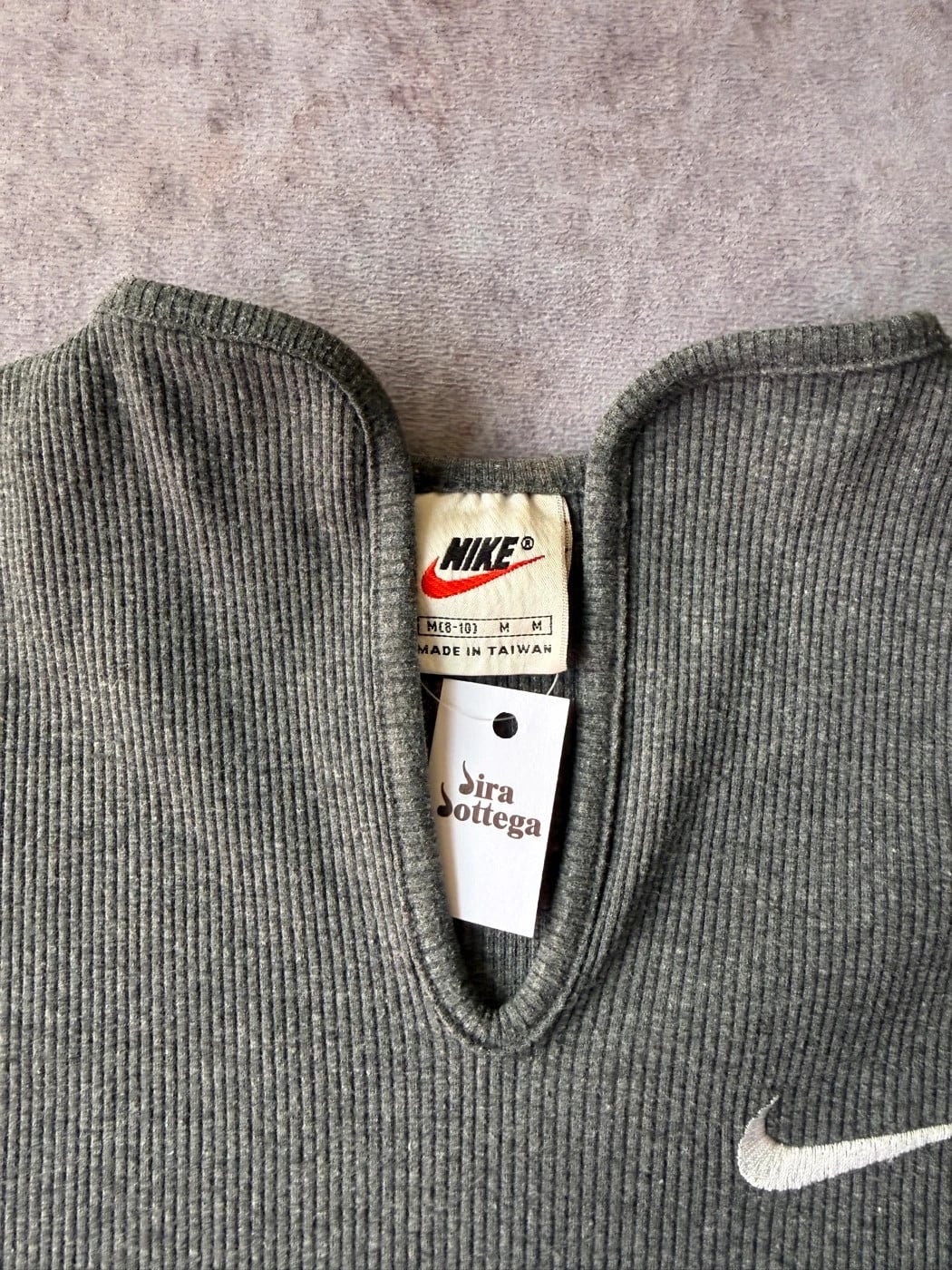Nike — T-shirt a maniche corte anni 90 grigia — 5