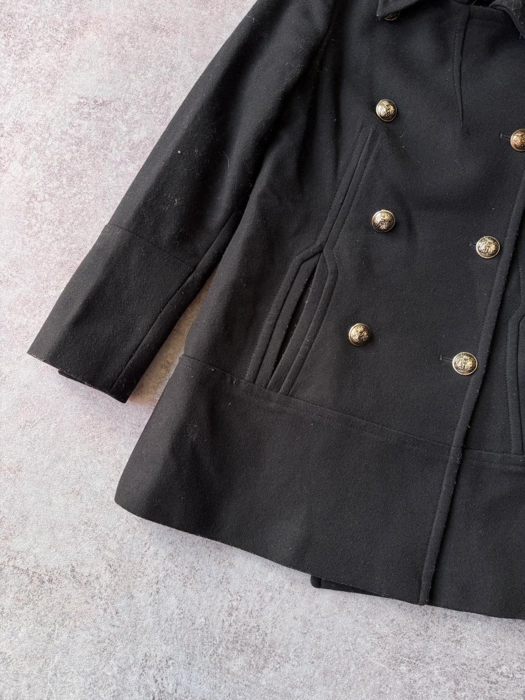 Pinko — Cappotto doppiopetto anni 2000 nero — 4