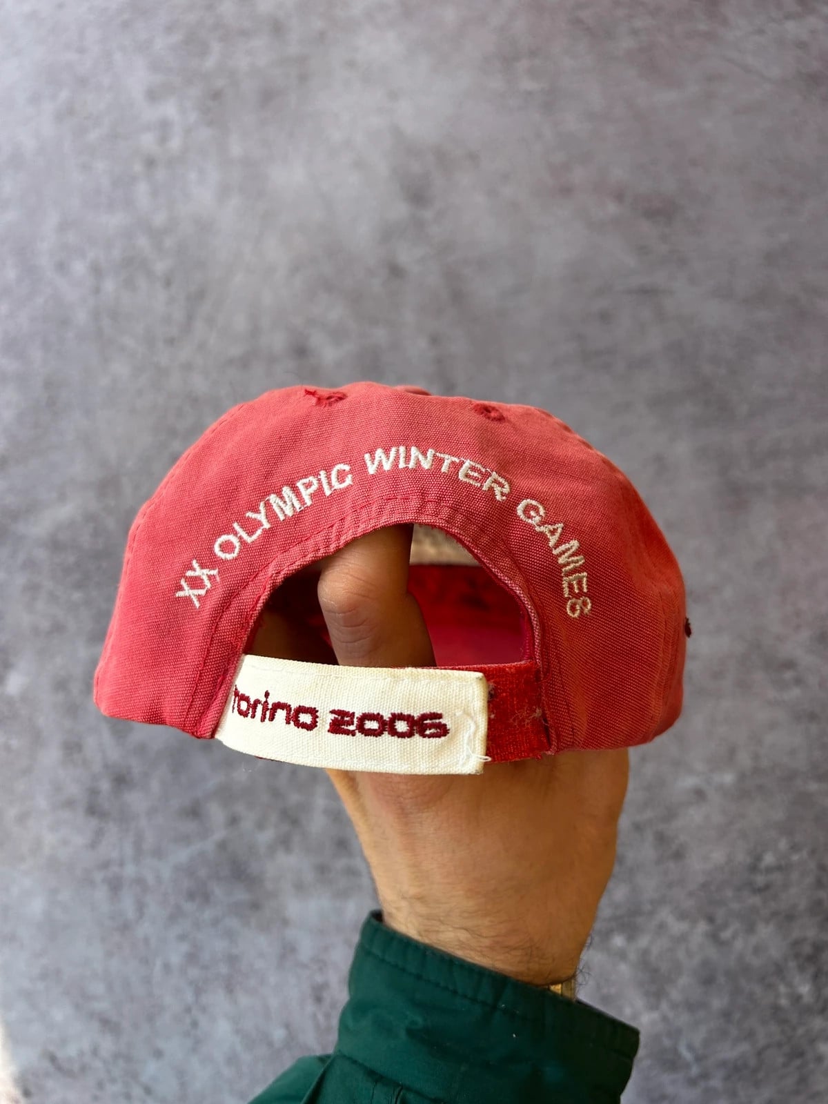Olympics games — Cappellino vintage anni 2000 borgogna — 4