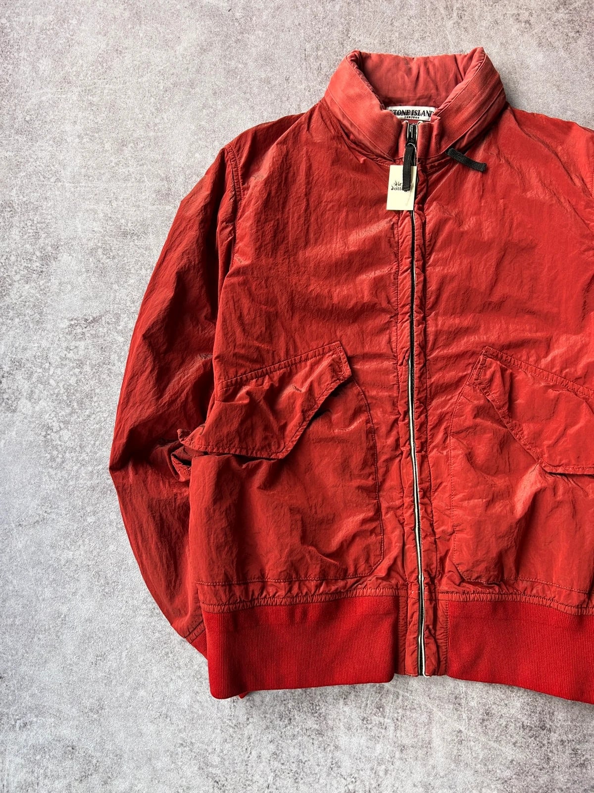 Stone Island — Giacca bomber in nylon rosso 2012 — 2