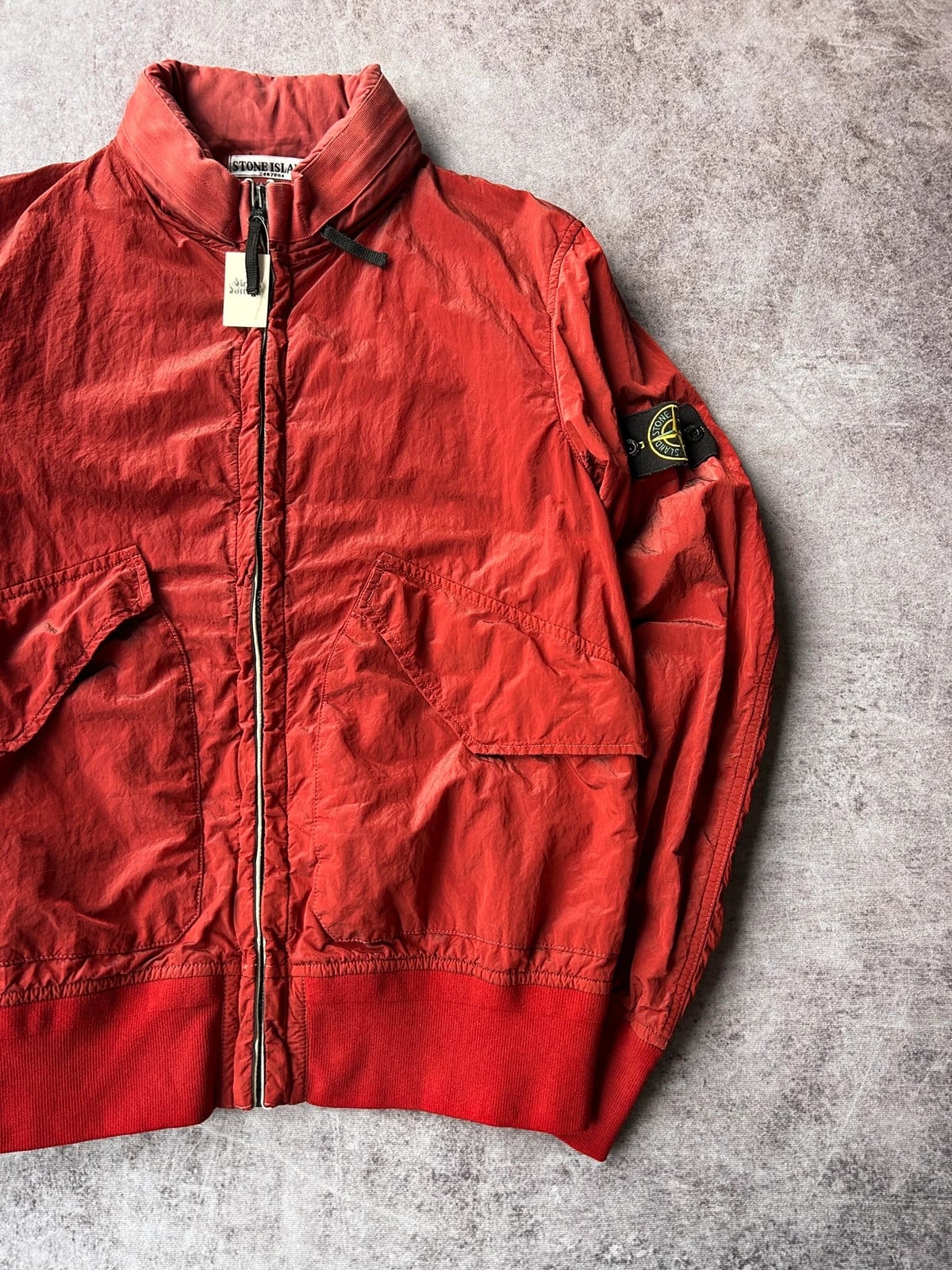 Stone Island — Giacca bomber in nylon rosso 2012 — 3