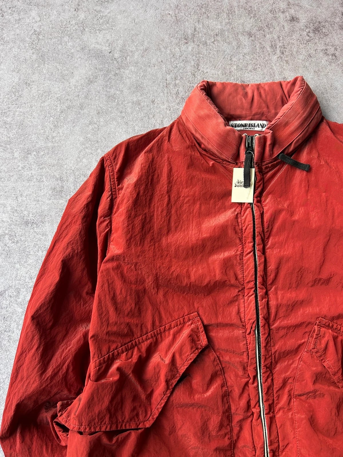 Stone Island — Giacca bomber in nylon rosso 2012 — 5