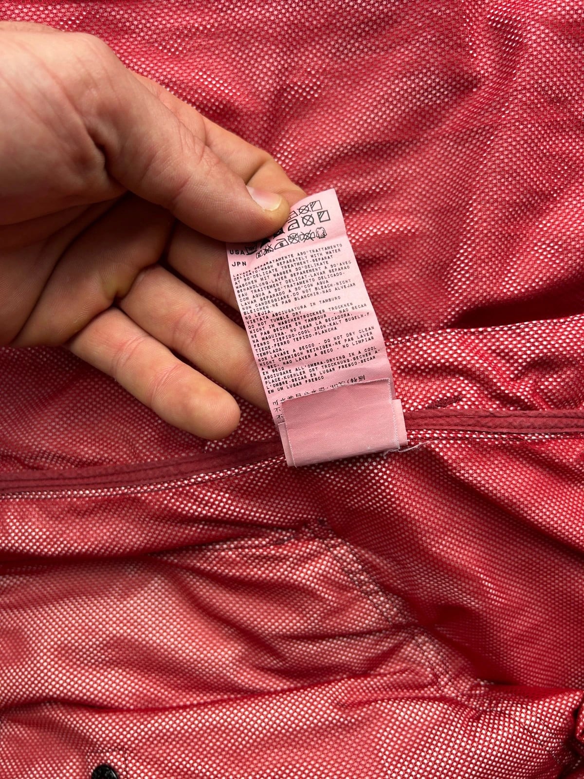 Stone Island — Giacca bomber in nylon rosso 2012 — 10