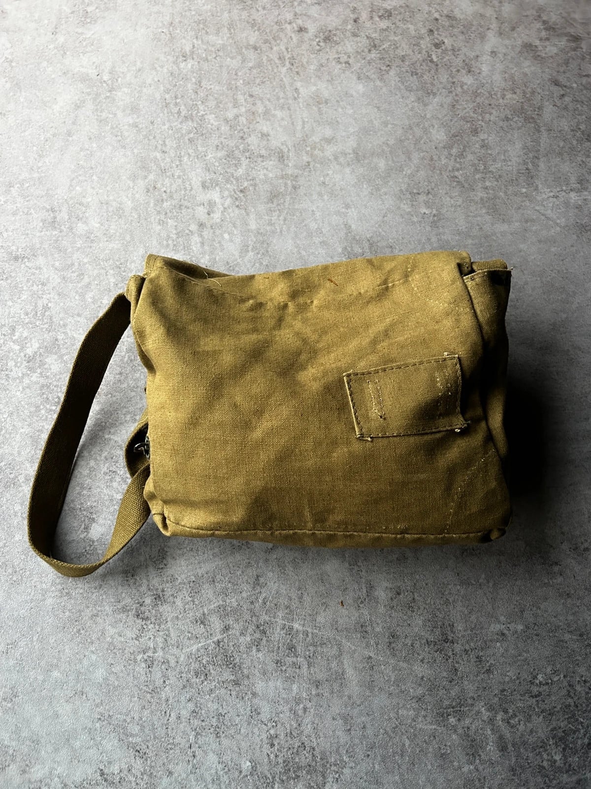 Esercito — Borsa a tracolla vintage anni 90 verde oliva — 6