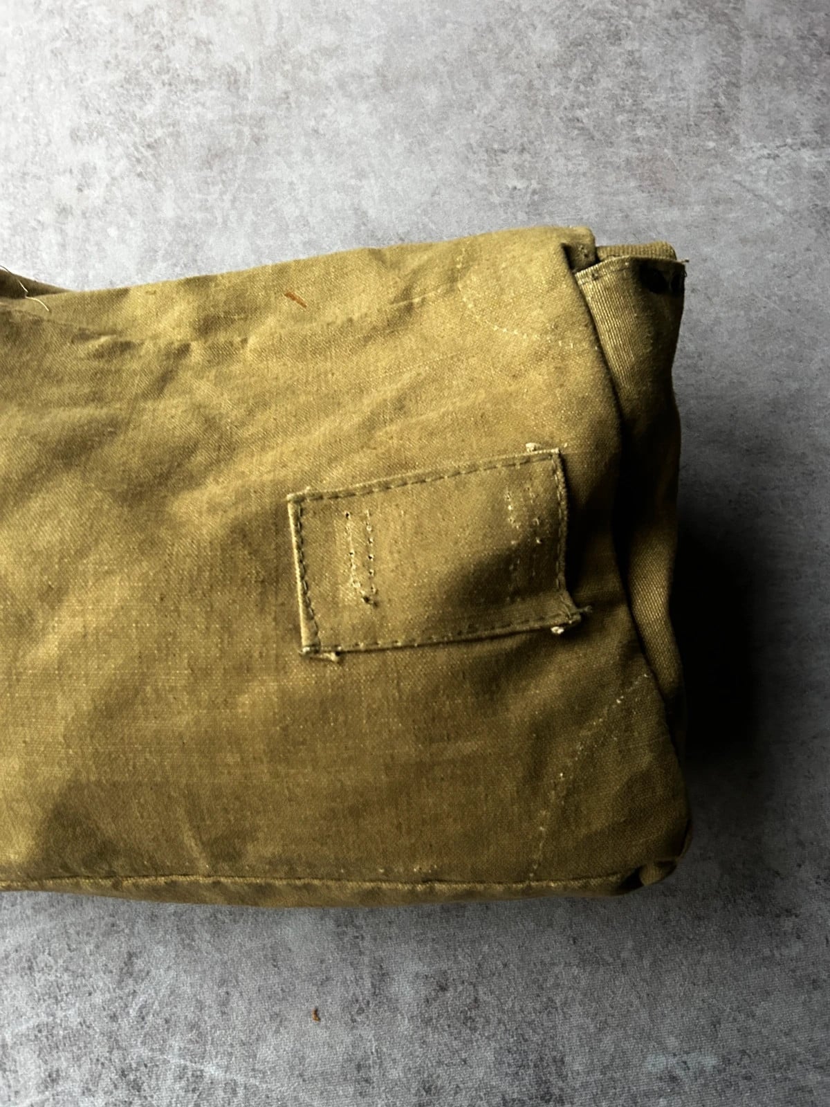 Esercito — Borsa a tracolla vintage anni 90 verde oliva — 7